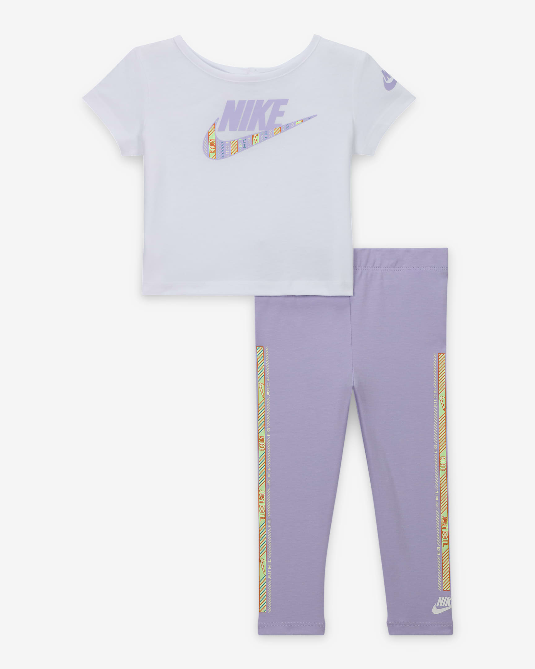 Nike Happy Camper Baby (12-24m) Leggings Set. Nike.com