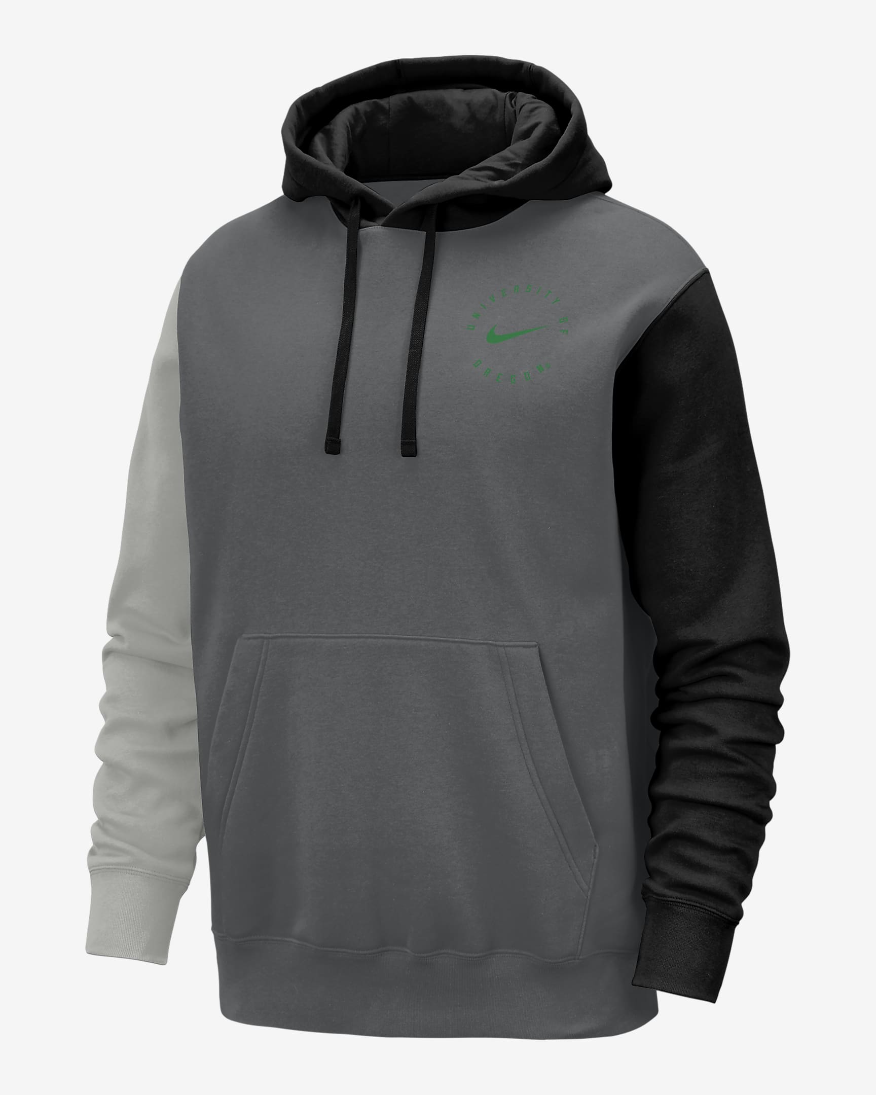 Sudadera con gorro universitaria Nike para hombre Oregon Club Fleece ...