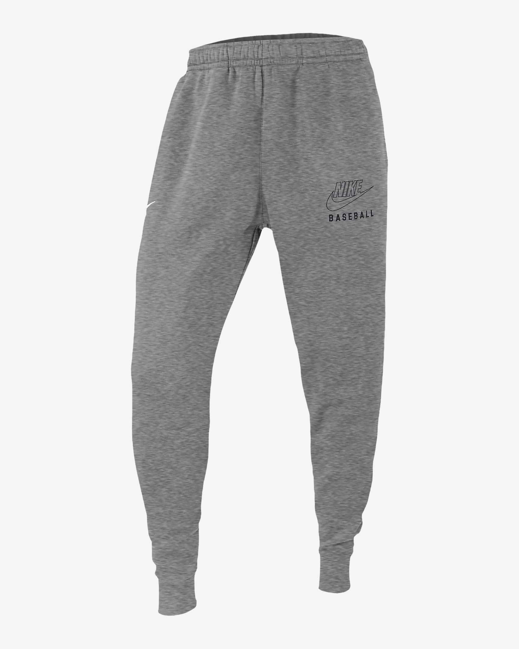 Nike Swoosh Club Fleece Men's Baseball Joggers - Dark Grey Heather