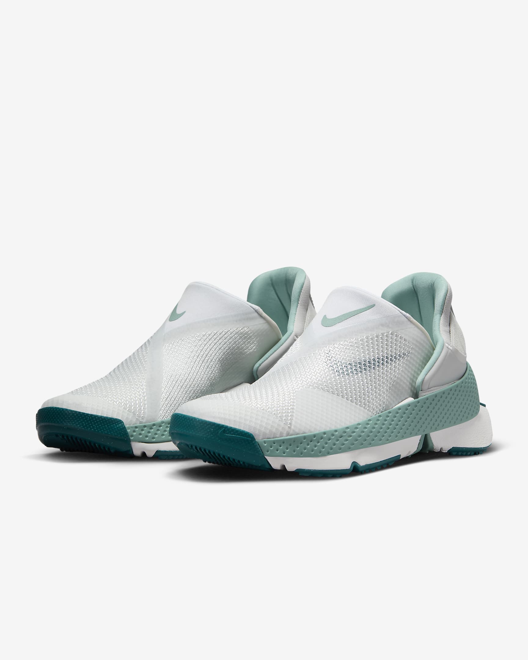 Nike Go FlyEase Easy On/Off Shoes - Photon Dust/Summit White/Mineral/Geode Teal