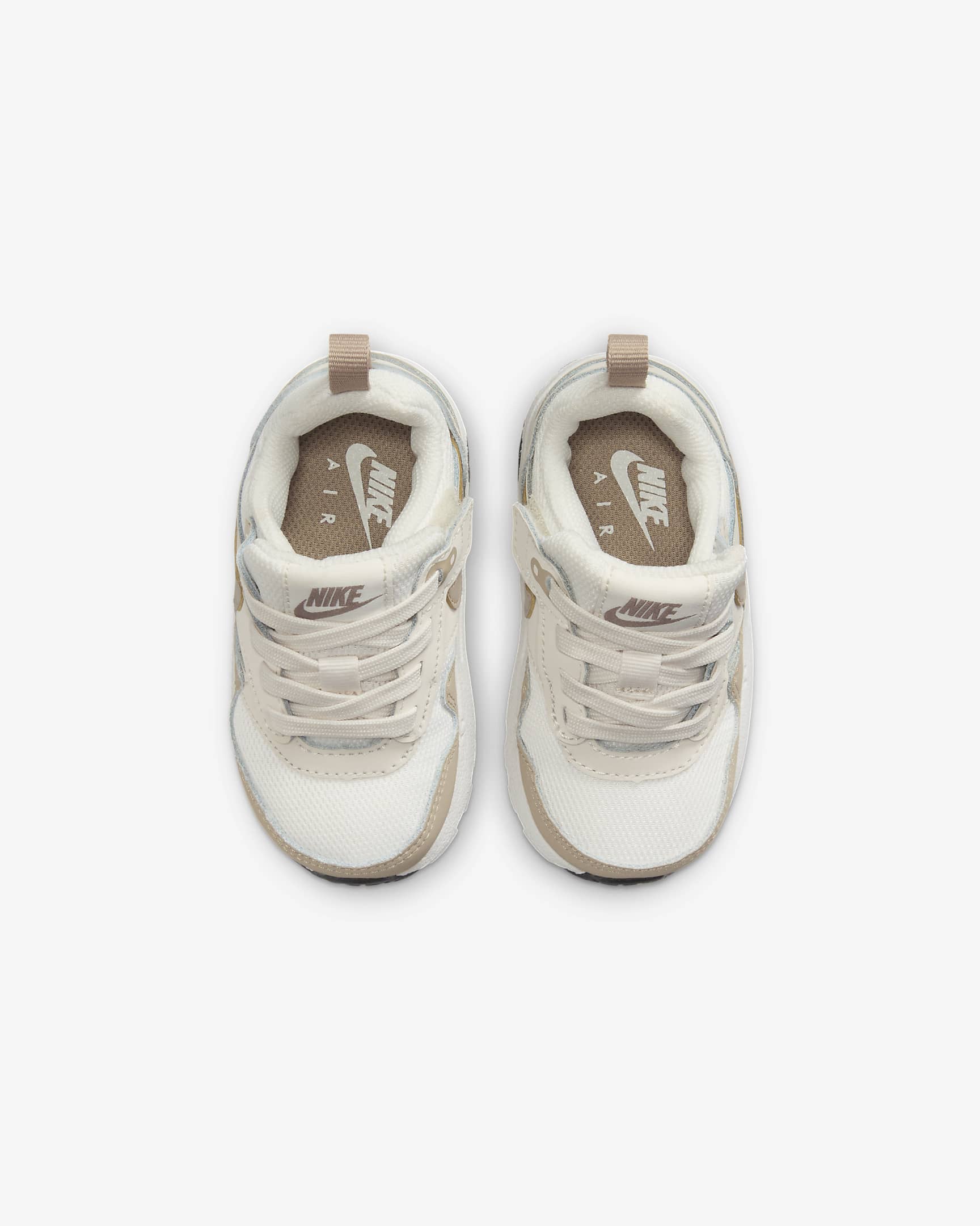 Air Max 1 EasyOn schoenen voor baby's/peuters - Phantom/Light Orewood Brown/Zwart/Khaki