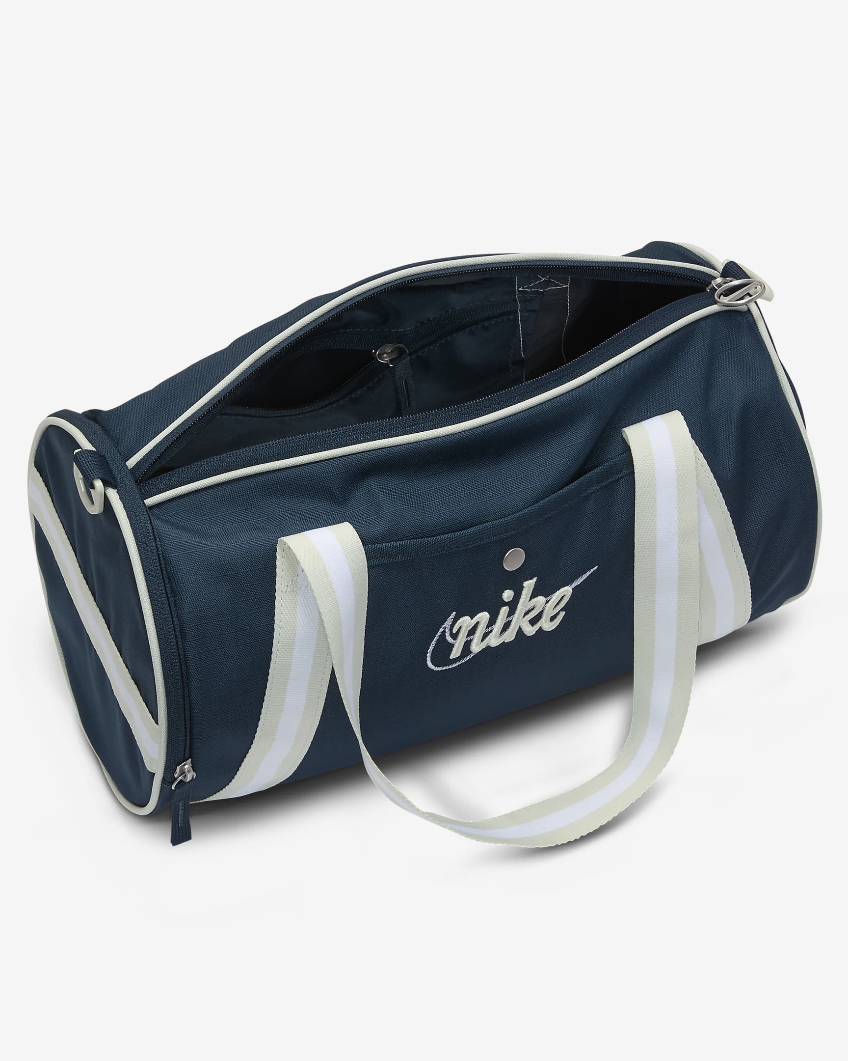 Nike Heritage Retro Duffel Bag (13L) - Armoury Navy/Sea Glass/White