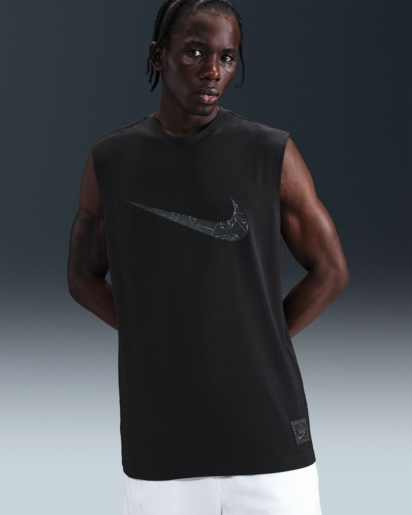 Giannis Men's Dri-FIT Basketball Top - Black/Anthracite