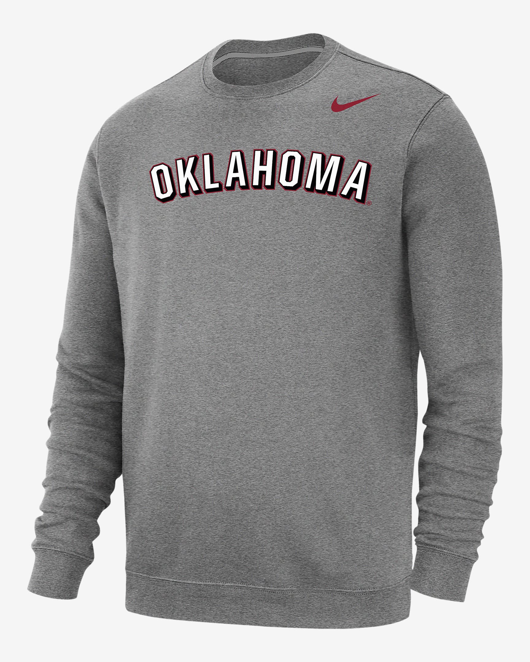 Oklahoma Club Fleece Men's Nike College Sweatshirt. Nike.com