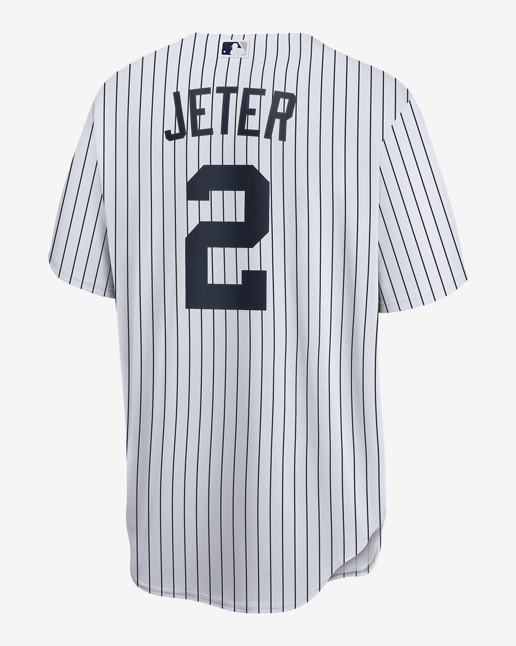 MLB New York Yankees (Derek Jeter) Men's Replica Baseball Jersey - White/Navy