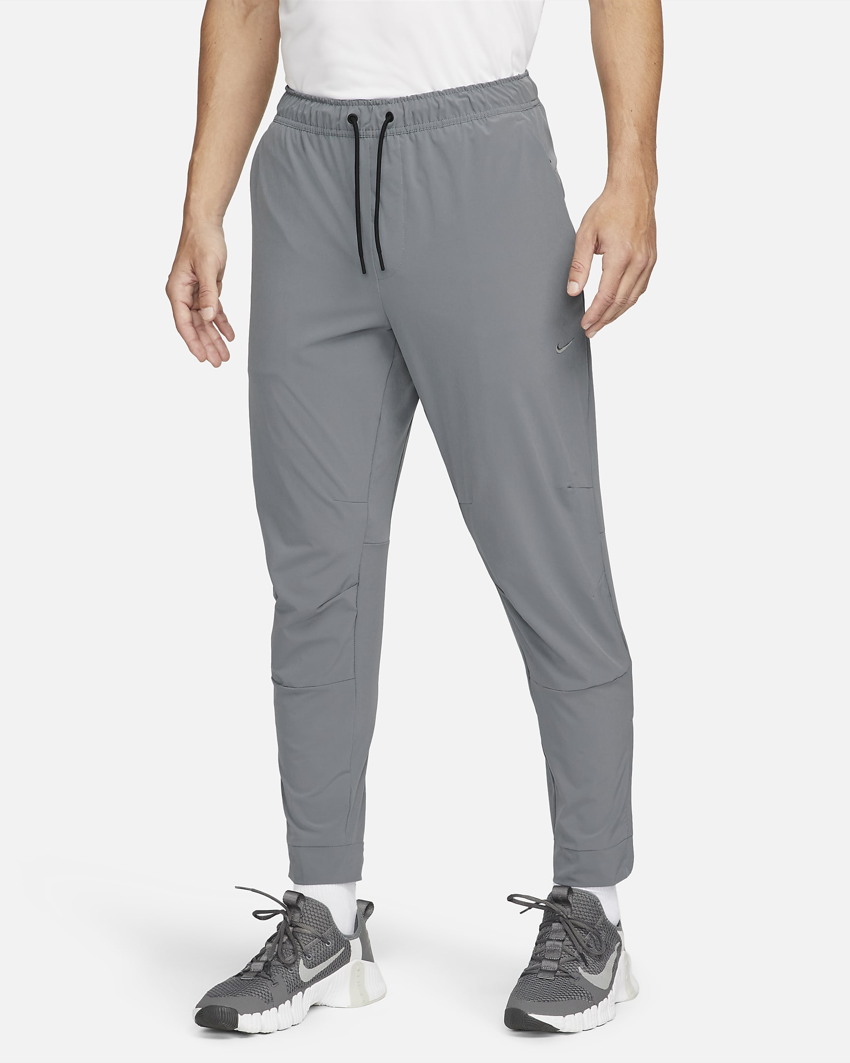 Nike Unlimited Men's Dri-FIT Zip Cuff Versatile Trousers - Smoke Grey/Black/Smoke Grey