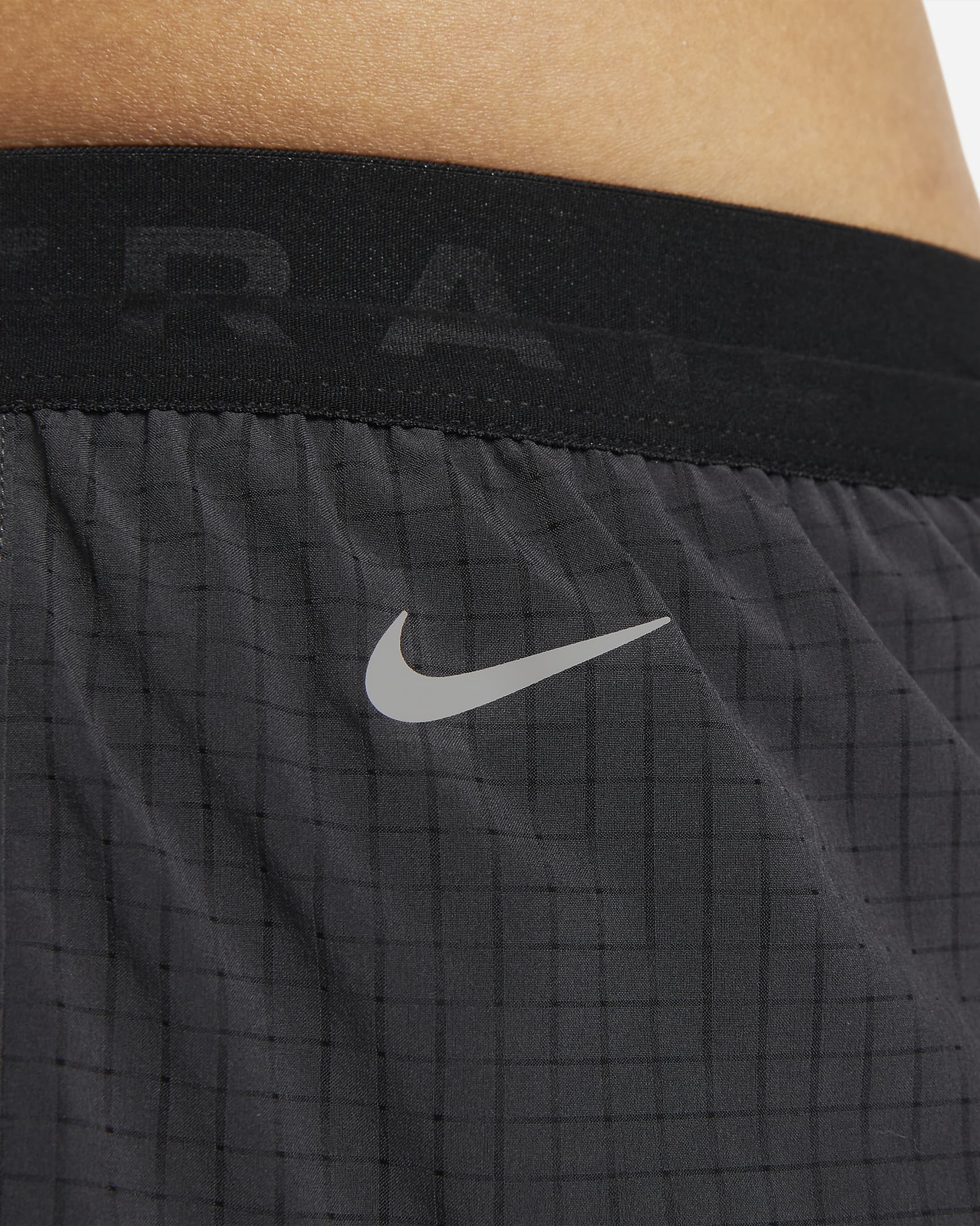 Nike Dri-FIT Men's 5" Brief-Lined Trail Shorts - Black/Dark Smoke Grey/White