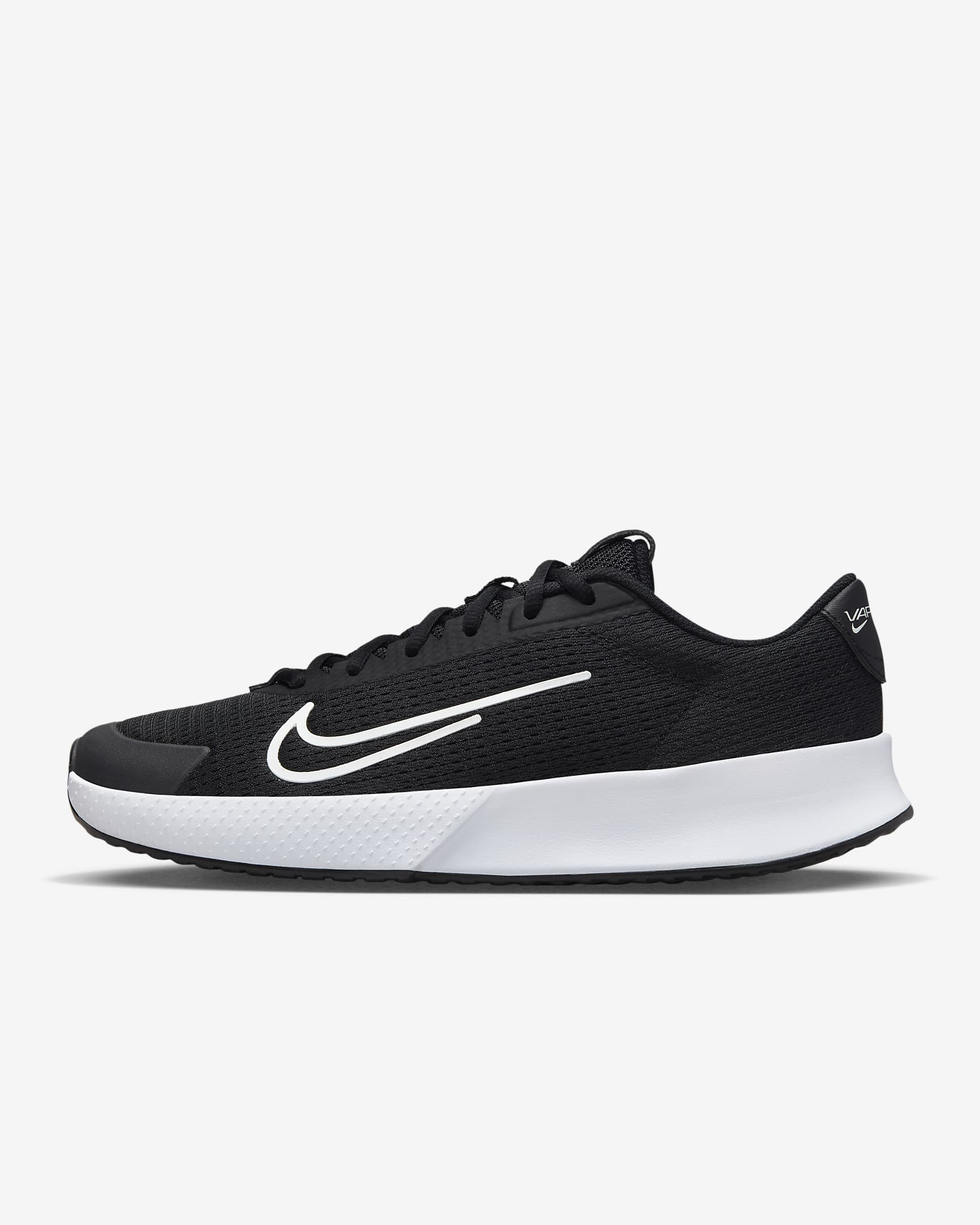 Calzado de tenis para cancha dura para mujer NikeCourt Vapor Lite - Negro/Blanco