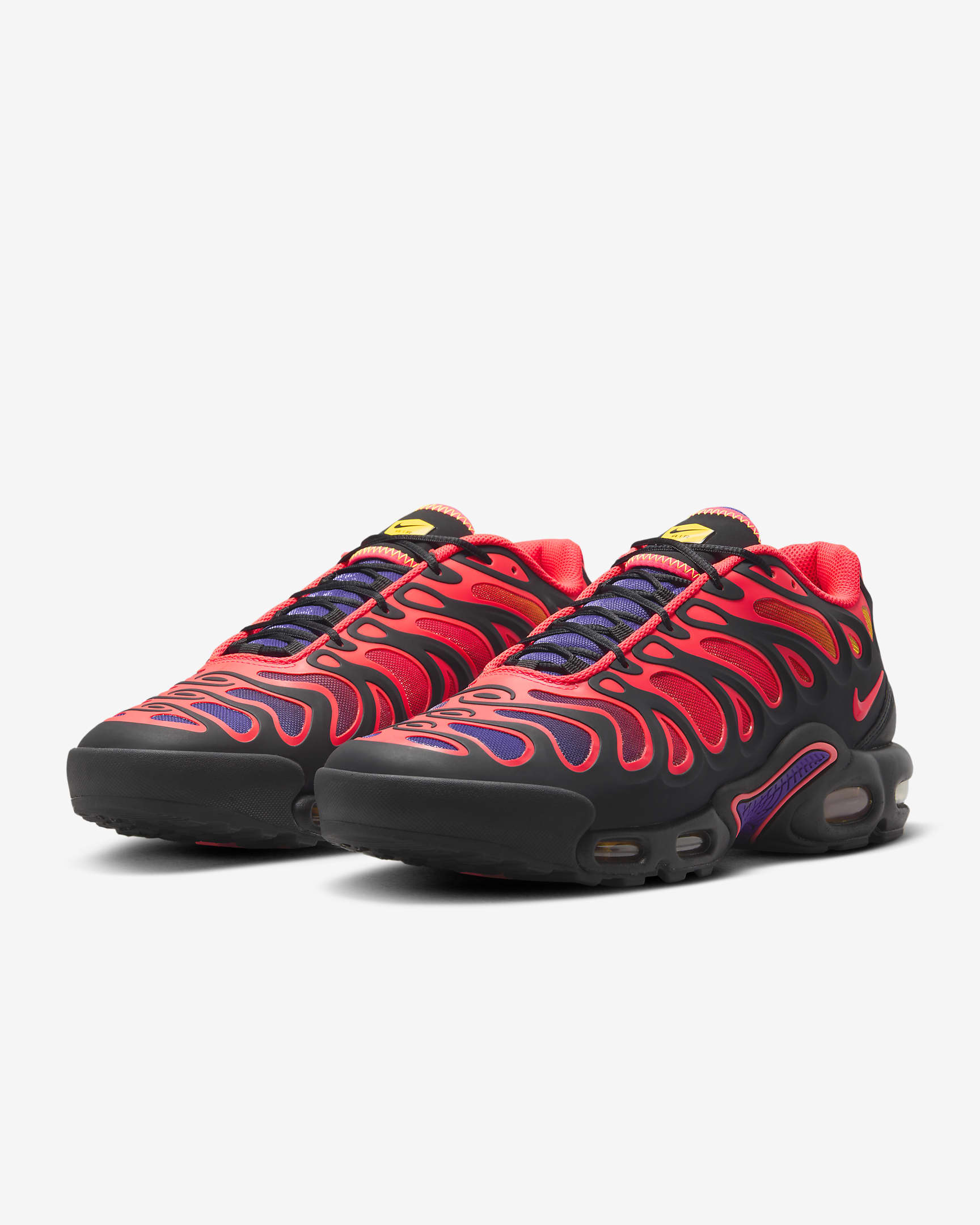 Nike Air Max Plus Drift herresko - Svart/Field Purple/Laser Orange/Bright Crimson