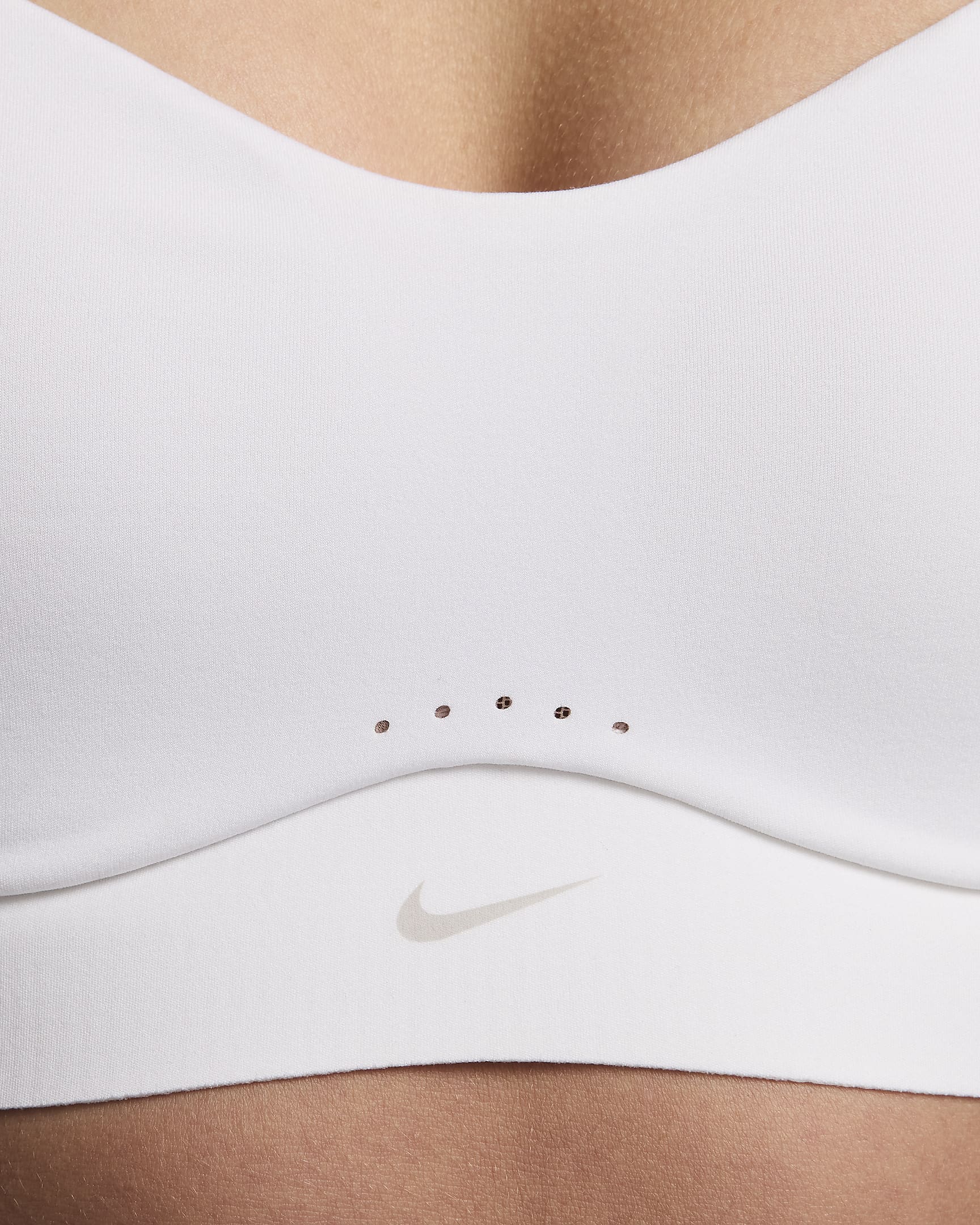 Nike Alate High-Support Women's Padded Convertible Sports Bra - White/Cool Grey