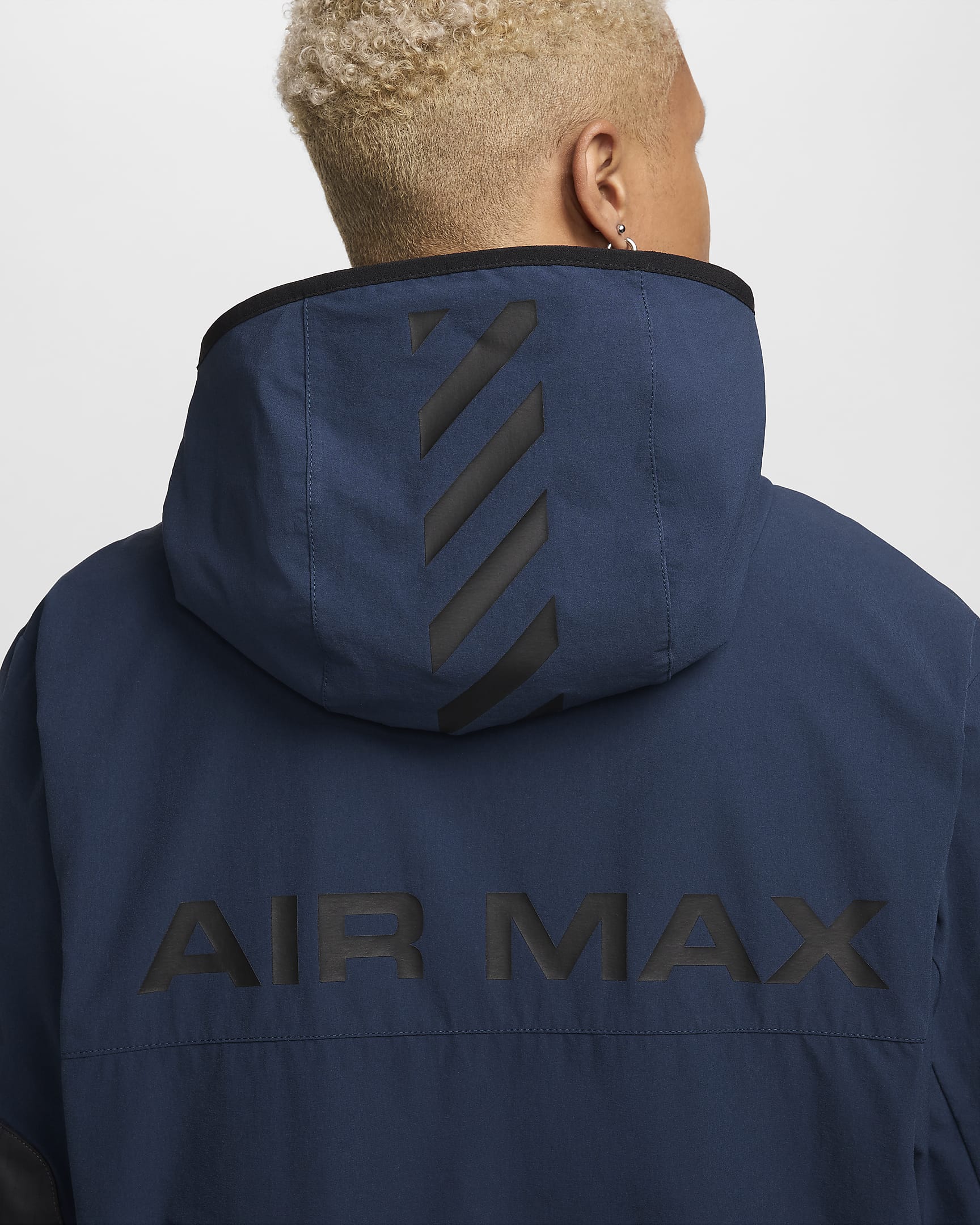 Nike Air Max Men's Woven Jacket - Armoury Navy/Dark Smoke Grey/Black