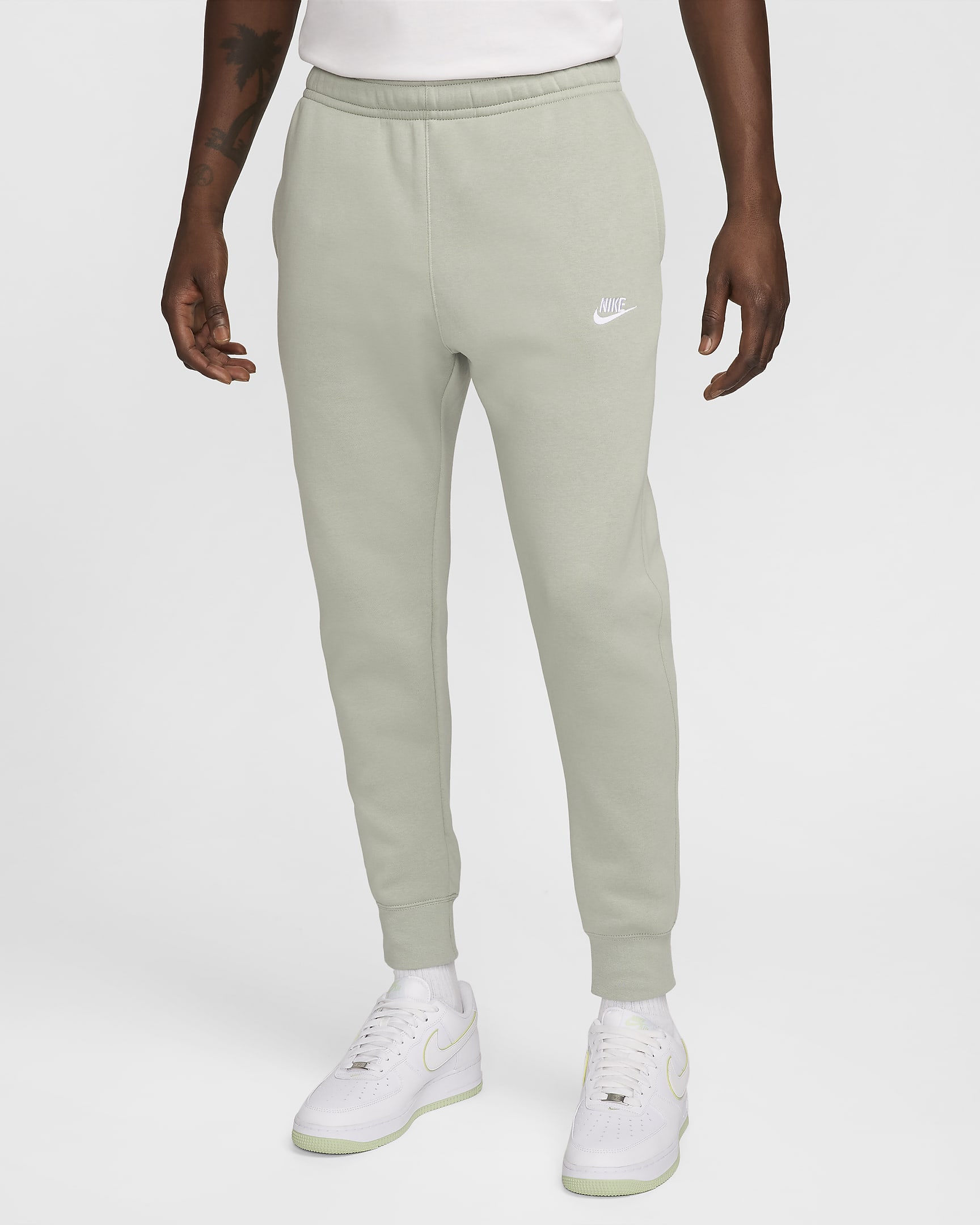 Pantalon de jogging Nike Sportswear Club Fleece - Jade Horizon/Jade Horizon/Blanc