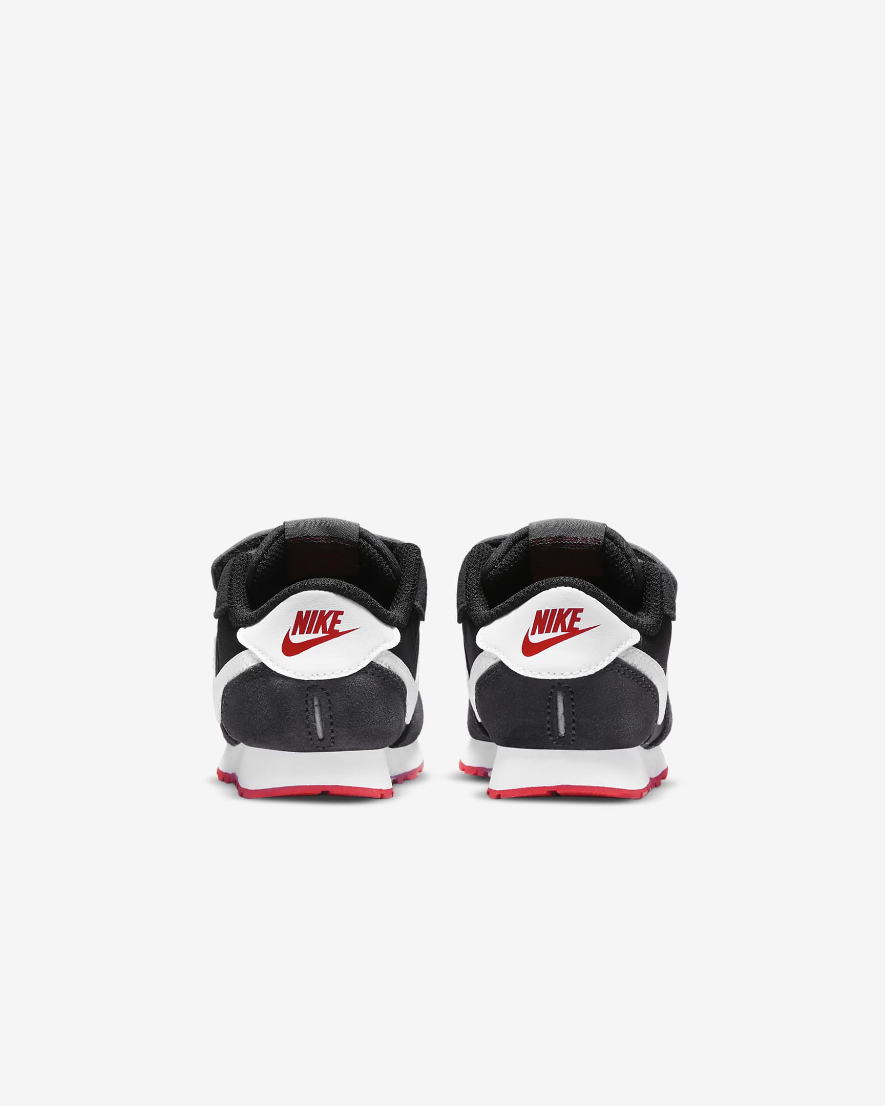 Nike MD Valiant Baby and Toddler Shoe - Black/Dark Smoke Grey/University Red/White