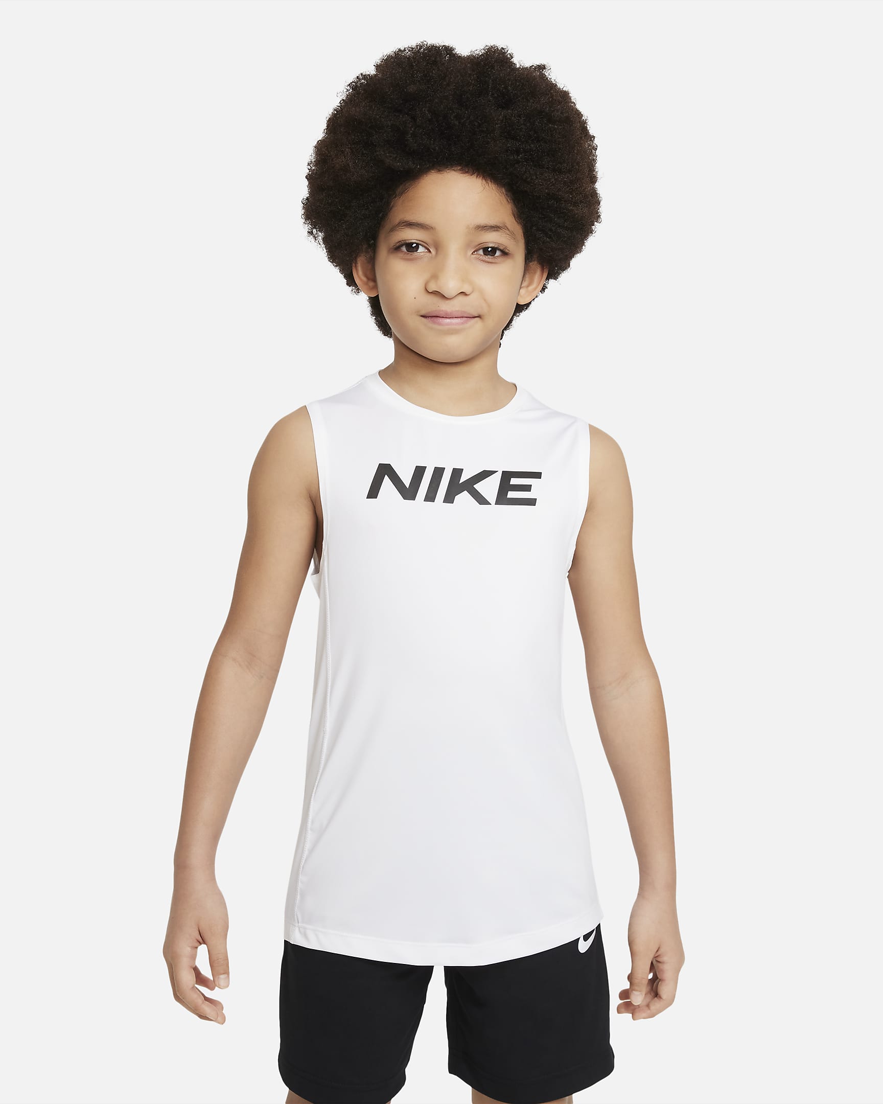 Nike Pro Big Kids' (Boys') Sleeveless Top. Nike.com