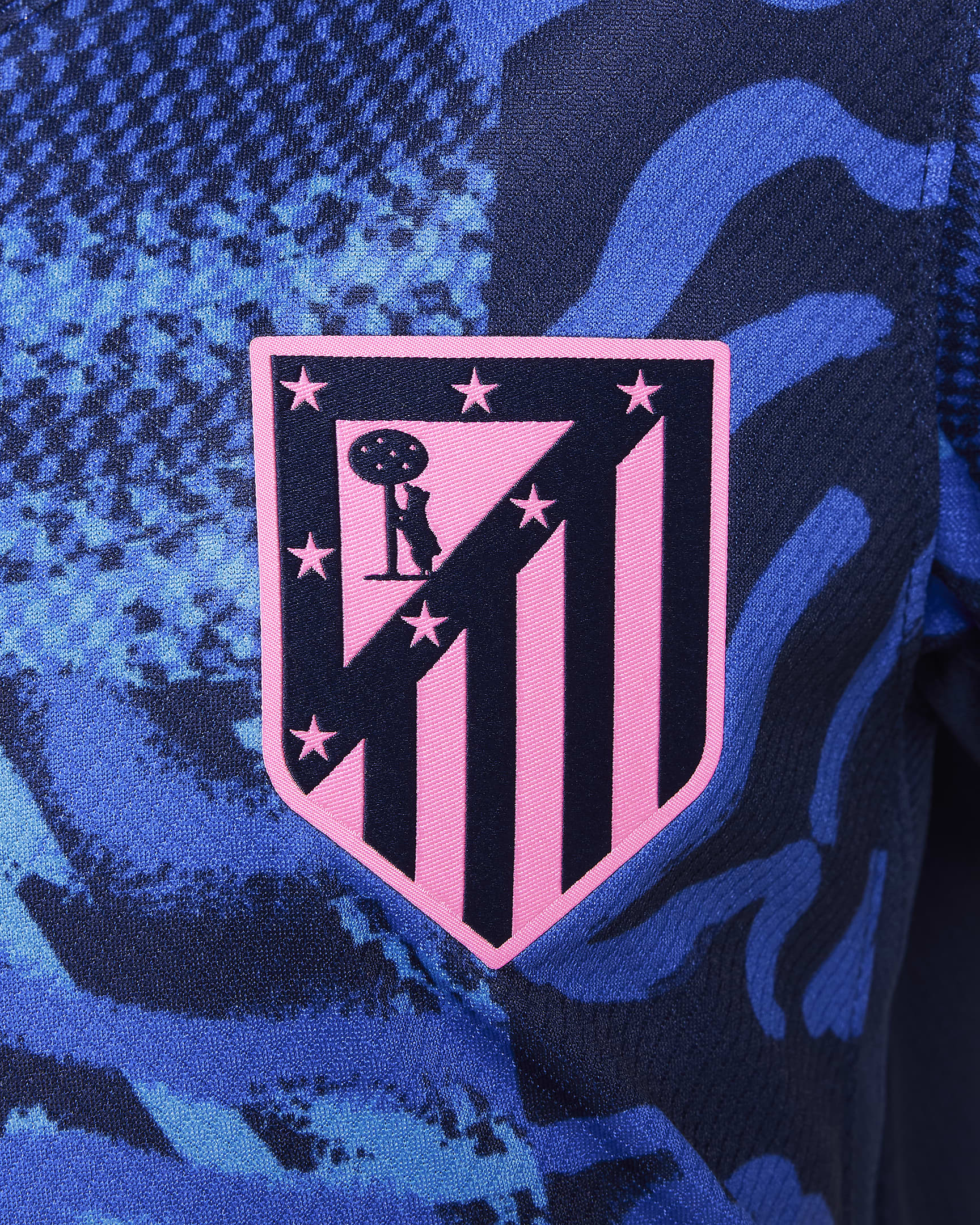 Atlético Madrid 2024/25 Stadium Third Older Kids' Nike Dri-FIT Football Replica Shirt - Blue Void/Pink Glow