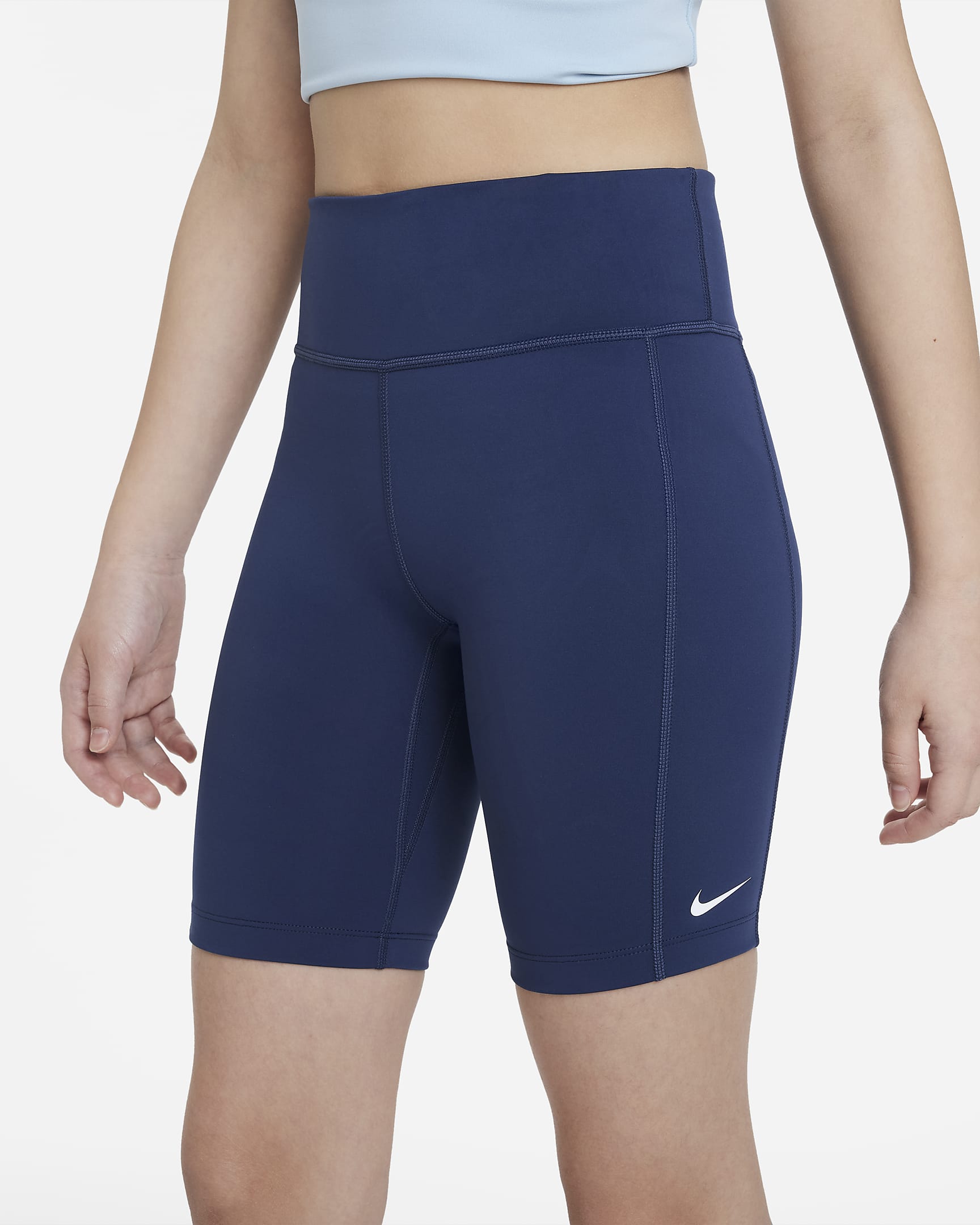 Nike One Leak Protection: Period Older Kids' (Girls') High-Waisted 18cm ...