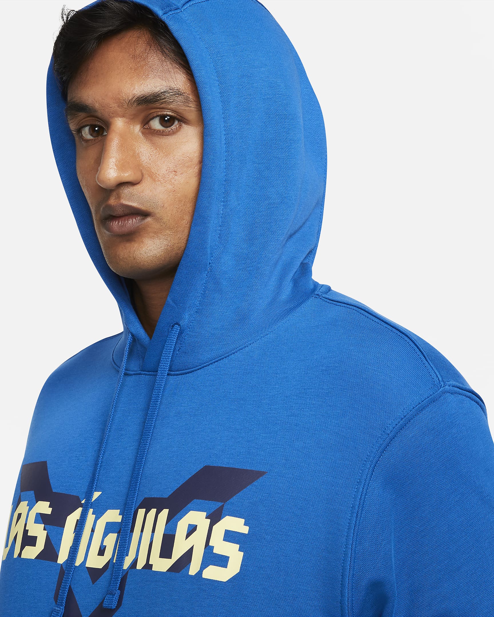 Club América Club Men's Nike Soccer French Terry Pullover Hoodie.