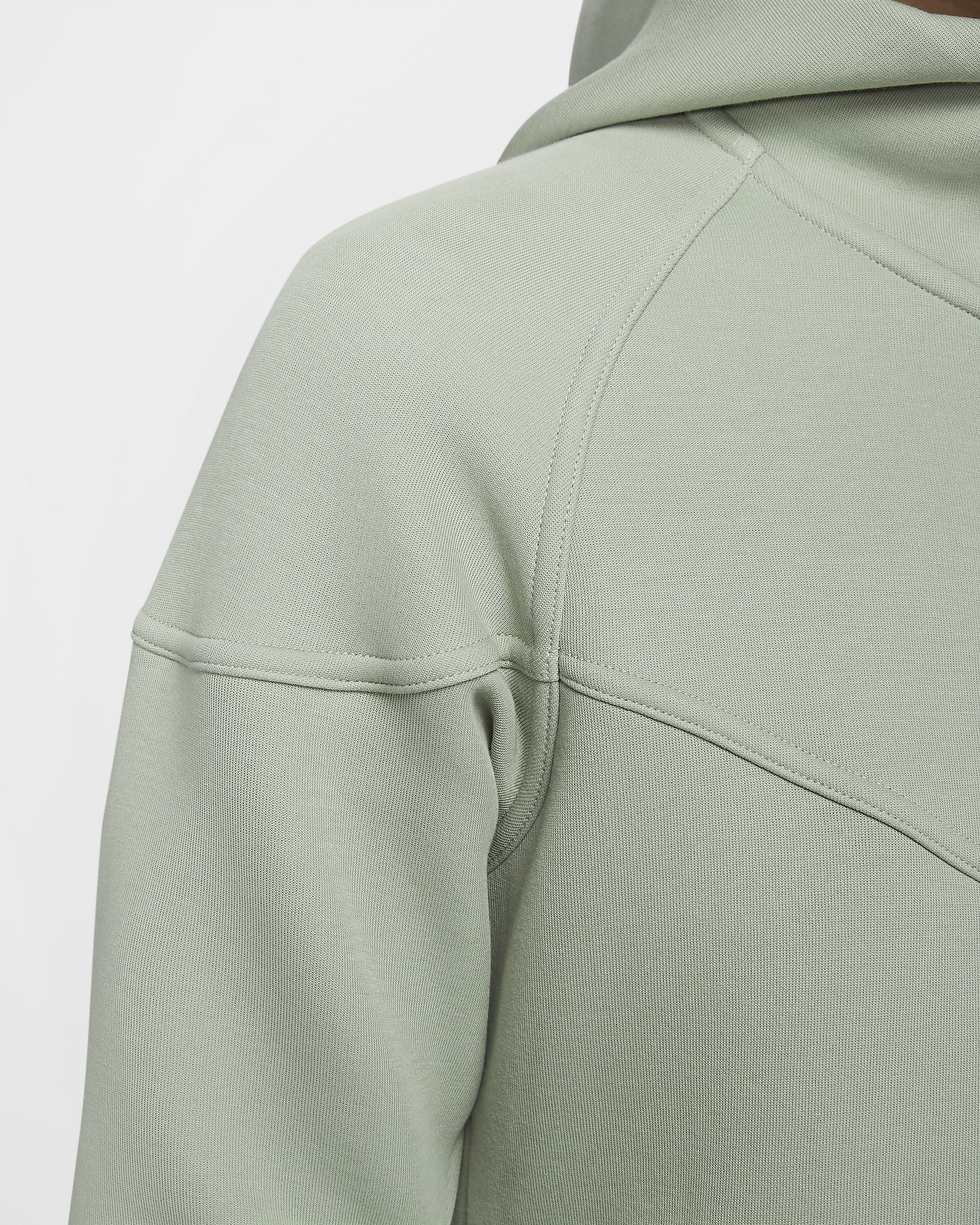 Nike Sportswear Tech Fleece Windrunner 女款全長式拉鍊連帽上衣 - Jade Horizon/黑色