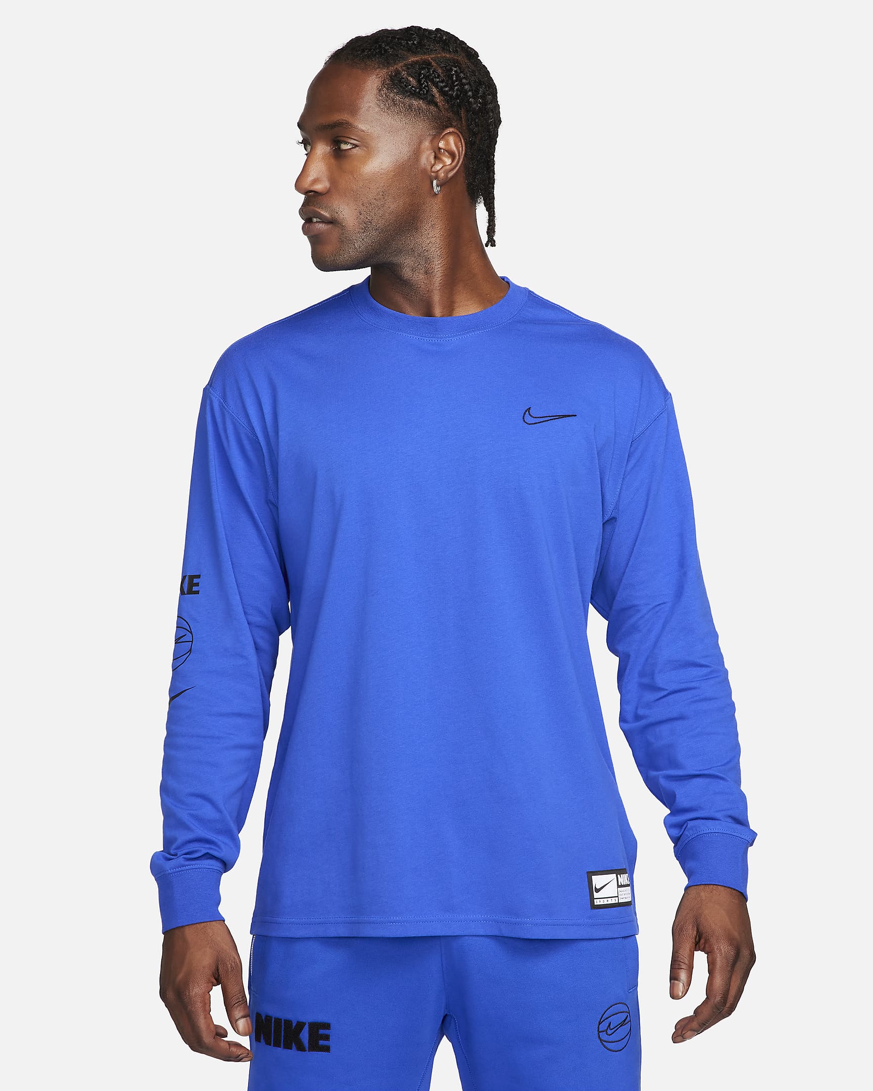 Nike Max90 Men's Long-Sleeve Basketball T-Shirt. Nike AU