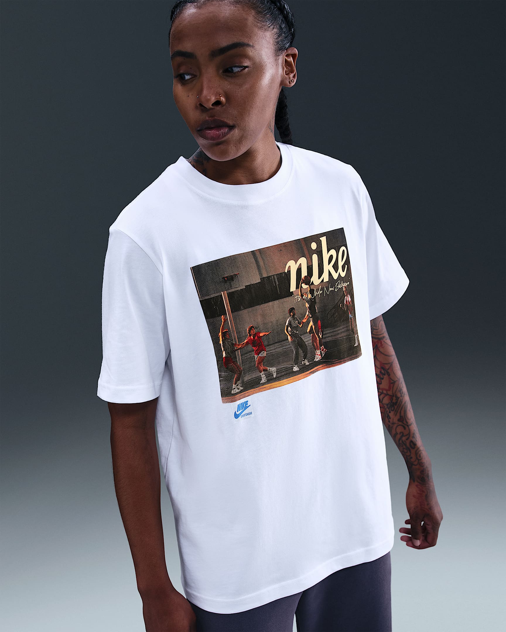 Nike Women's Basketball T-Shirt - White
