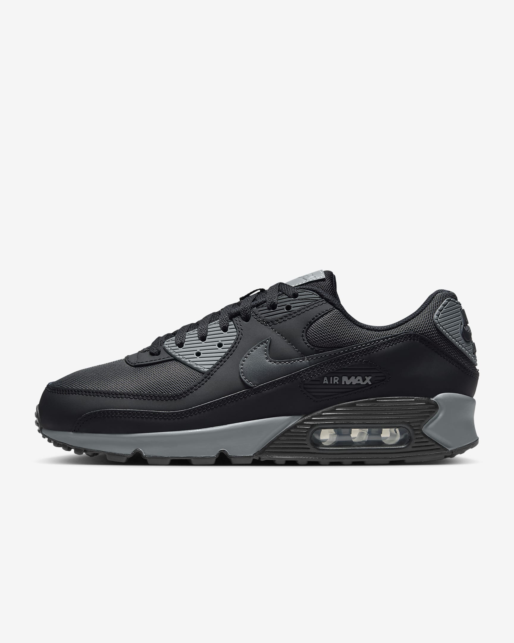 Chaussure Nike Air Max 90 pour homme - Noir/Cool Grey/Metallic Silver/Anthracite