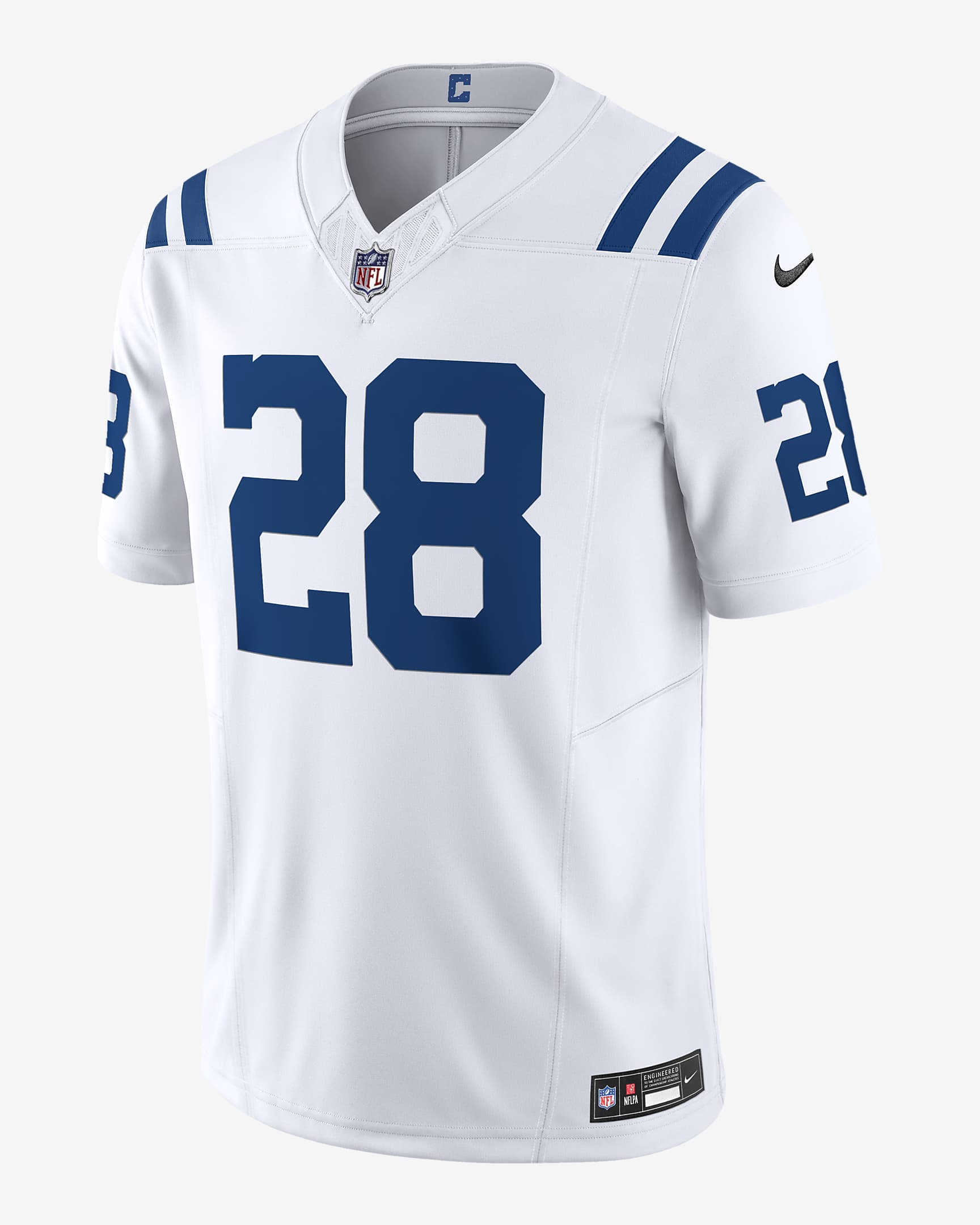 Jonathan Taylor Indianapolis Colts Men's Nike Dri-FIT NFL Limited Football Jersey - White