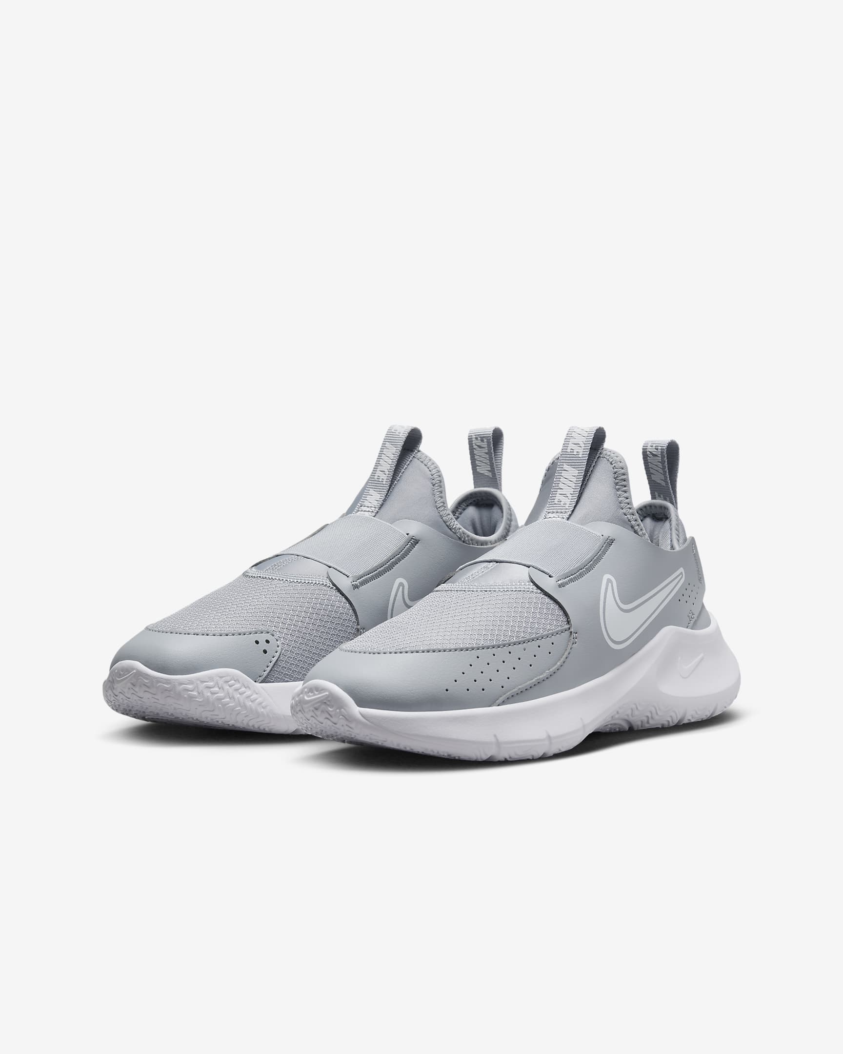 Nike Flex Runner 3 Straßenlaufschuh für ältere Kinder - Wolf Grey/Weiß