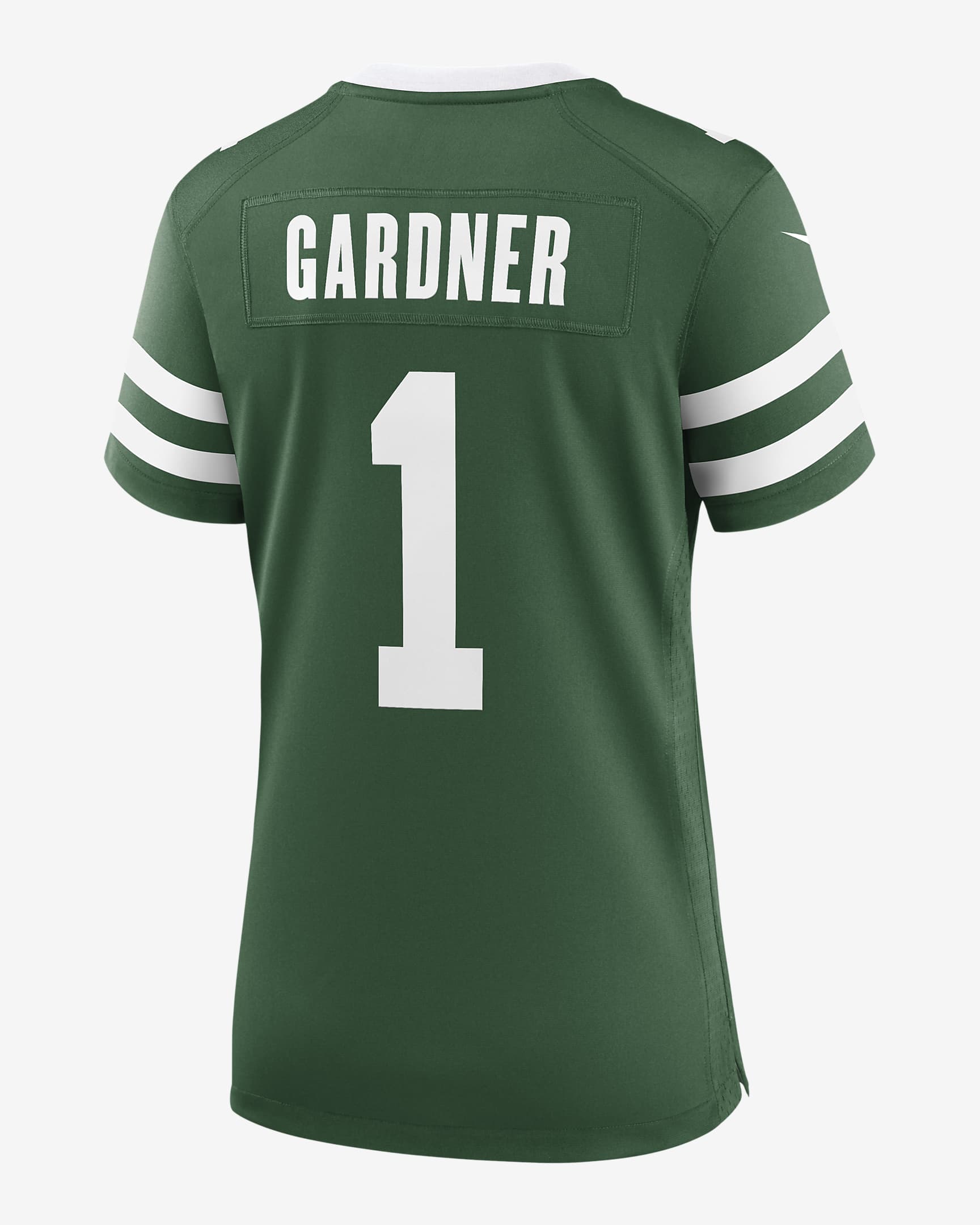 Sauce Gardner New York Jets Women's Nike NFL Game Football Jersey.