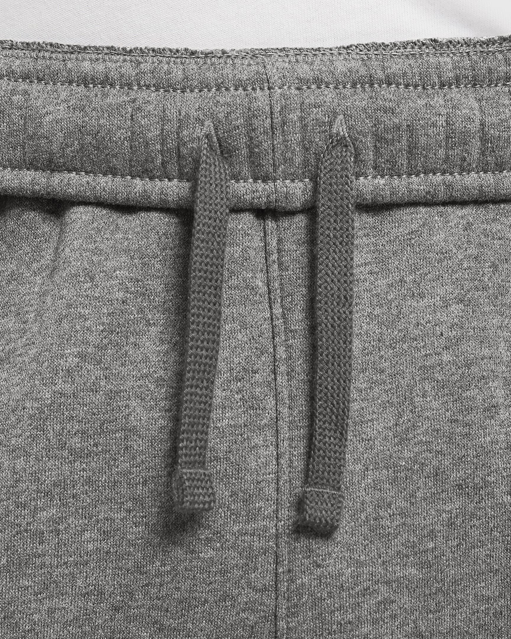 Běžecké kalhoty Nike Sportswear Club Fleece - Charcoal Heather/Anthracite/Bílá