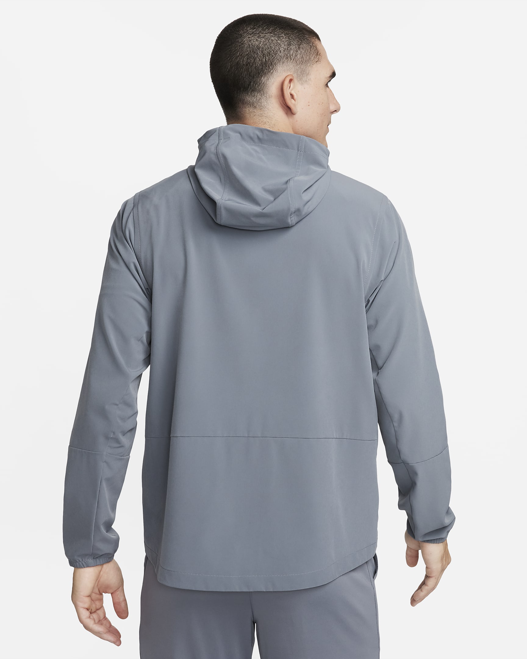 Nike Unlimited Men's Water-Repellent Hooded Versatile Jacket - Smoke Grey/Black/Smoke Grey