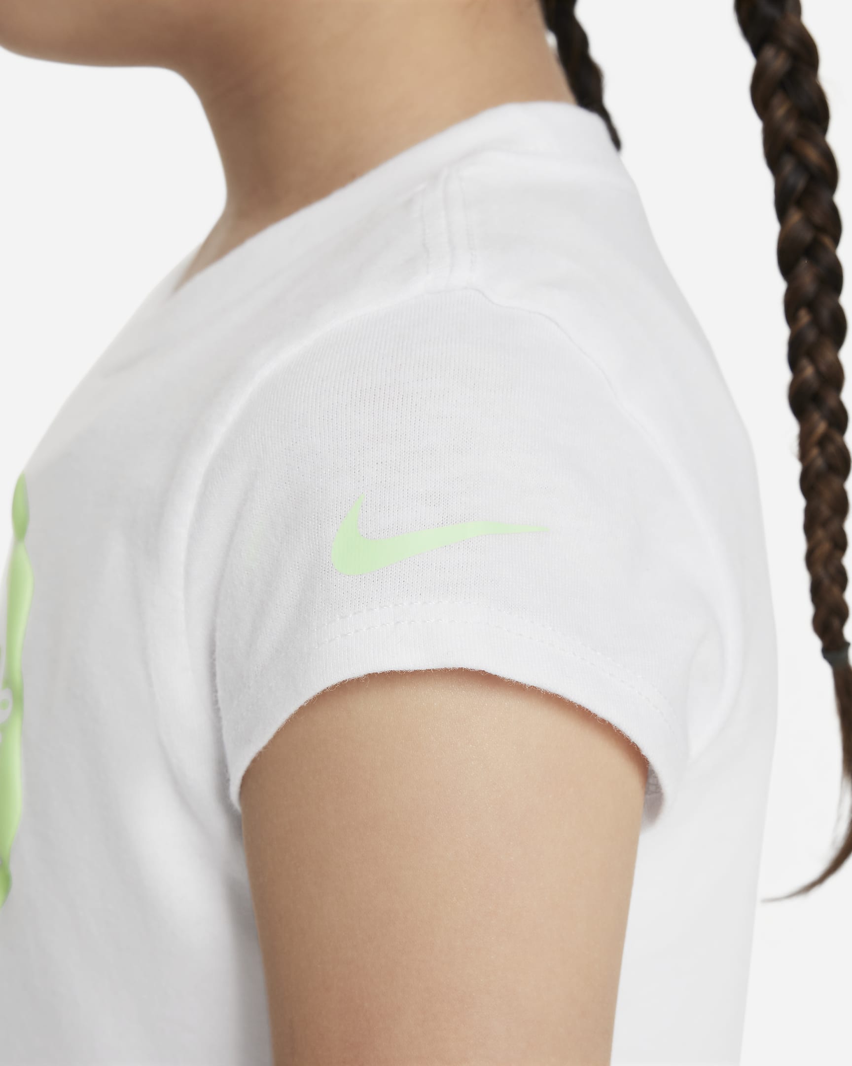 T-shirt à motif Nike Prep in Your Step pour tout-petit - Blanc