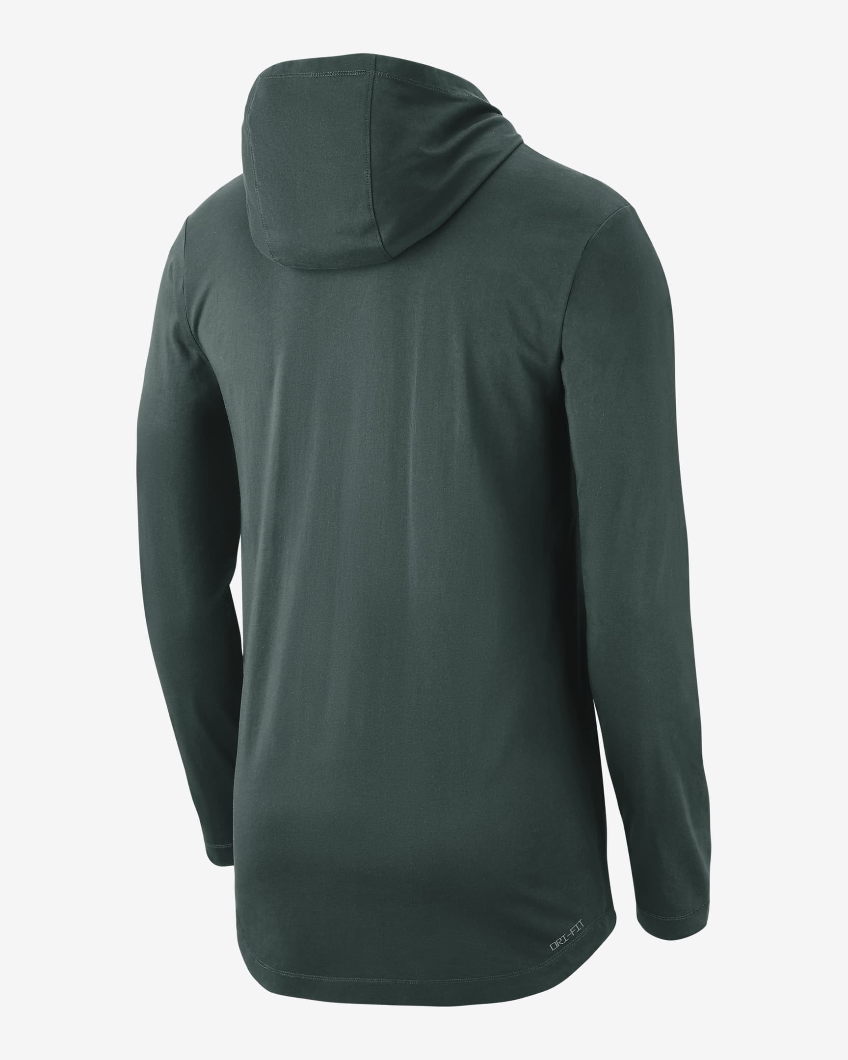 Michigan State Men's Nike Dri-FIT College Hooded T-Shirt. Nike.com