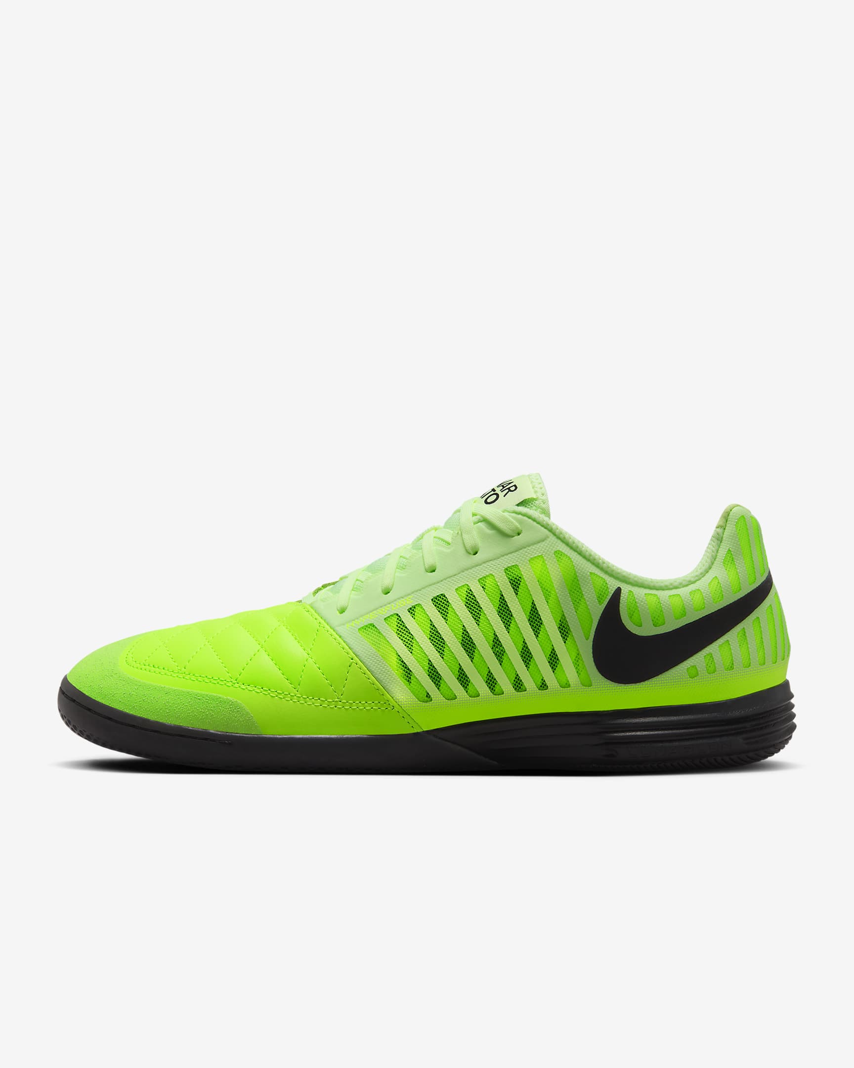 Sapatilhas de futsal de perfil baixo Nike Lunargato II - Preto/Volt