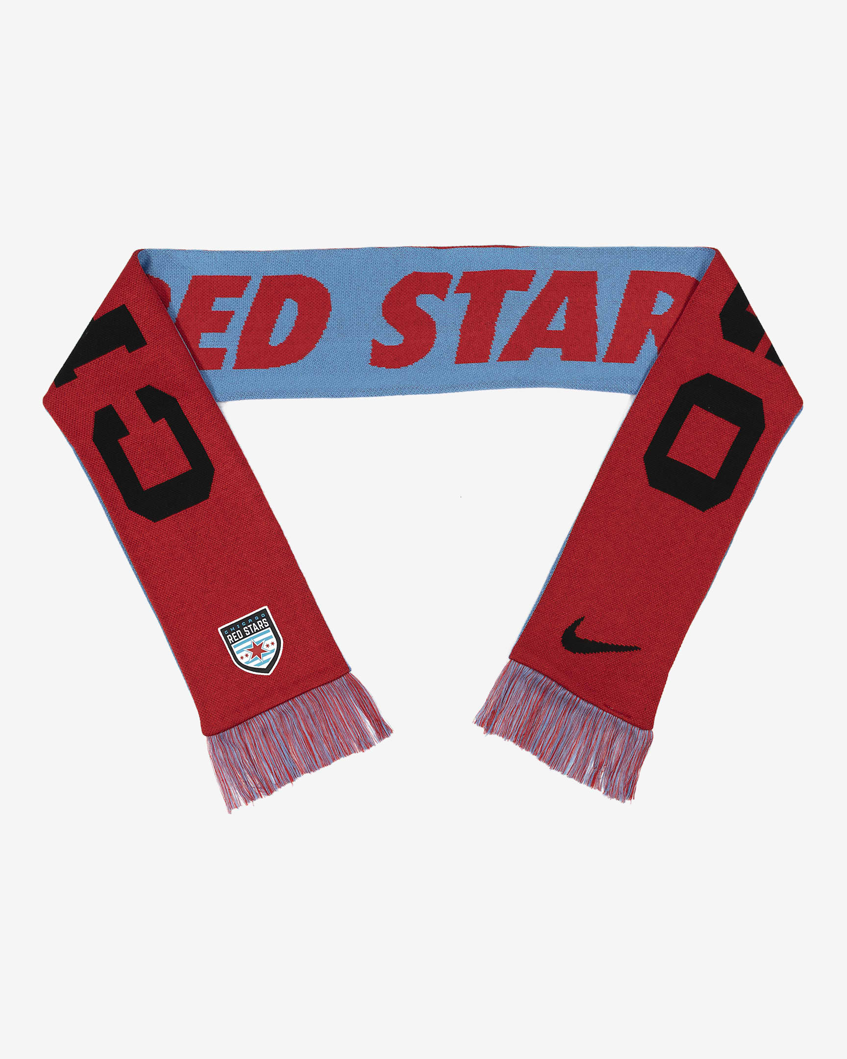 Chicago Red Stars Nike Soccer Scarf - University Red