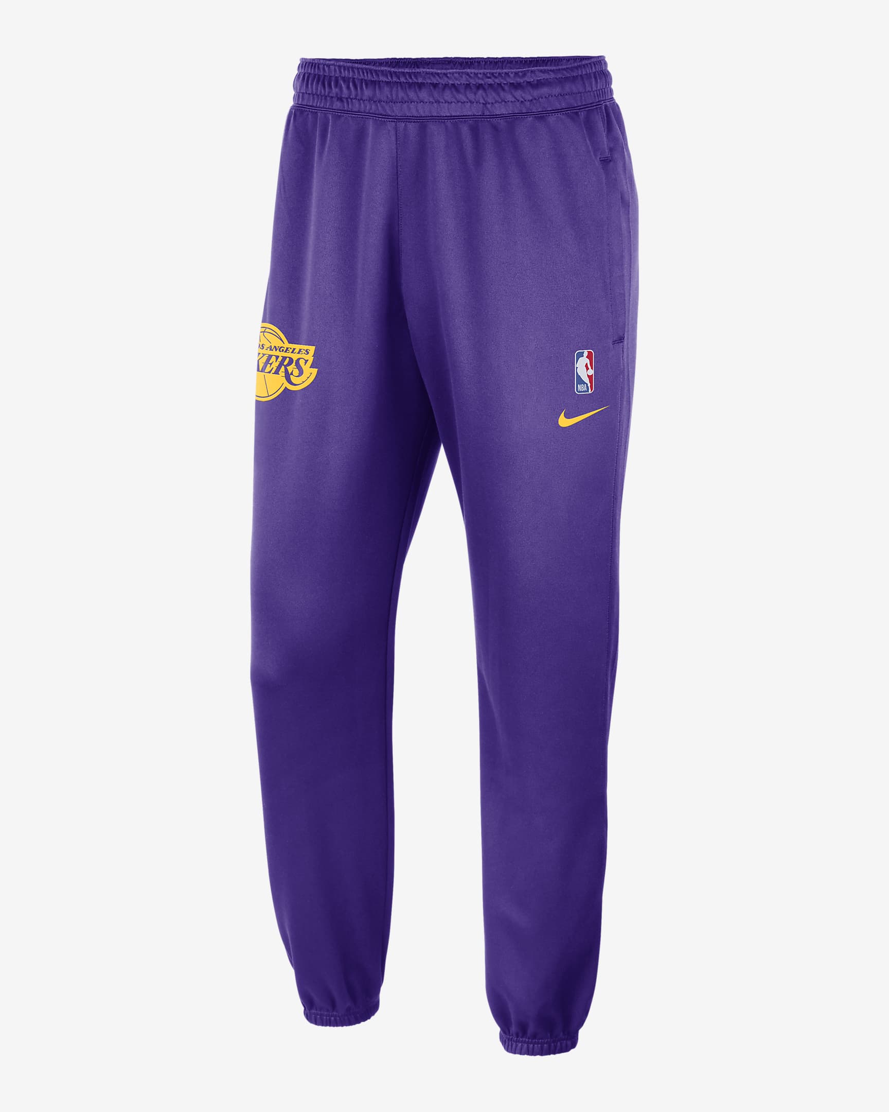 Los Angeles Lakers Spotlight Men's Nike Dri-FIT NBA Trousers - Field Purple/Amarillo