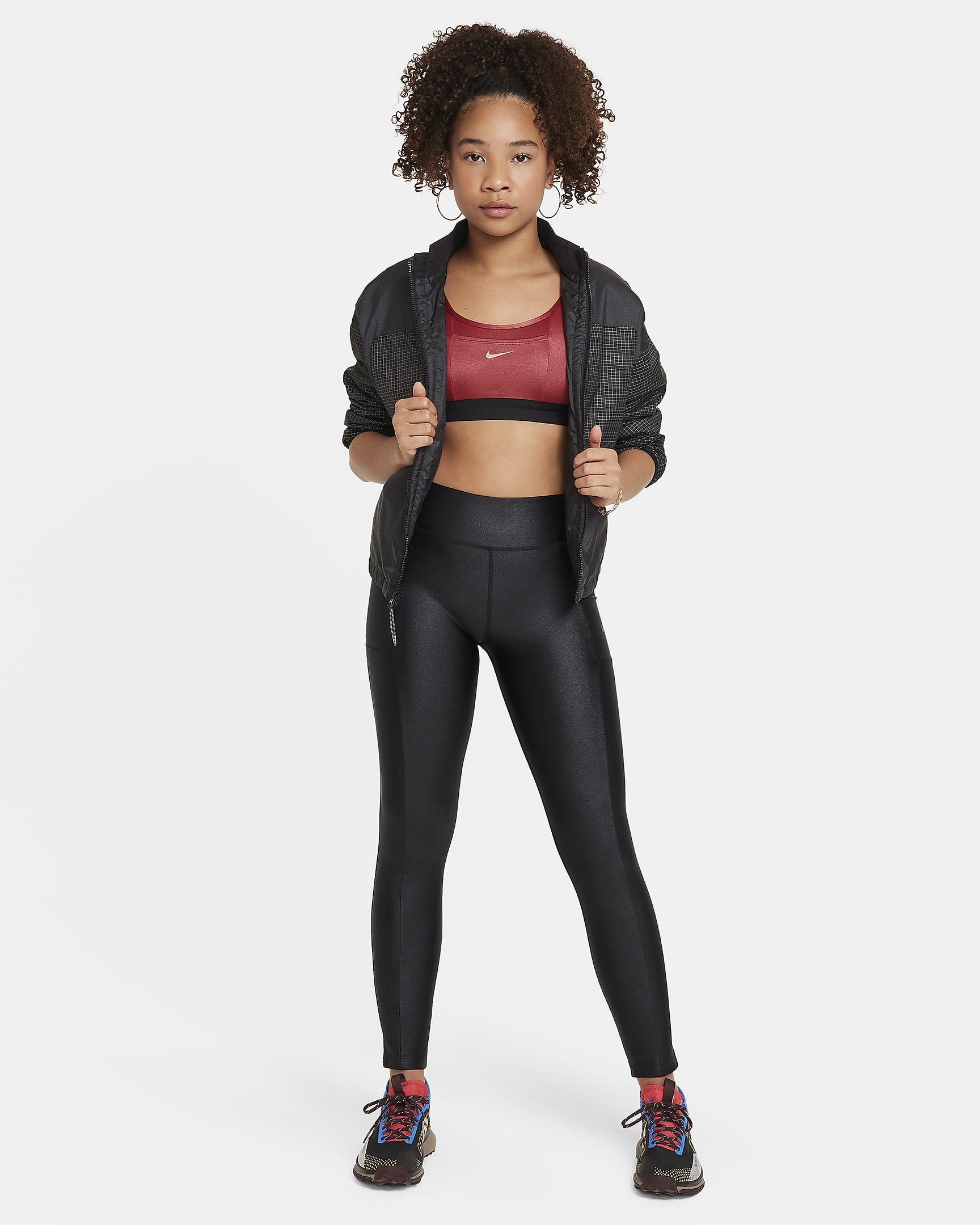 Nike Dri-FIT One Older Kids' (Girls') Leggings with Pockets. Nike PH
