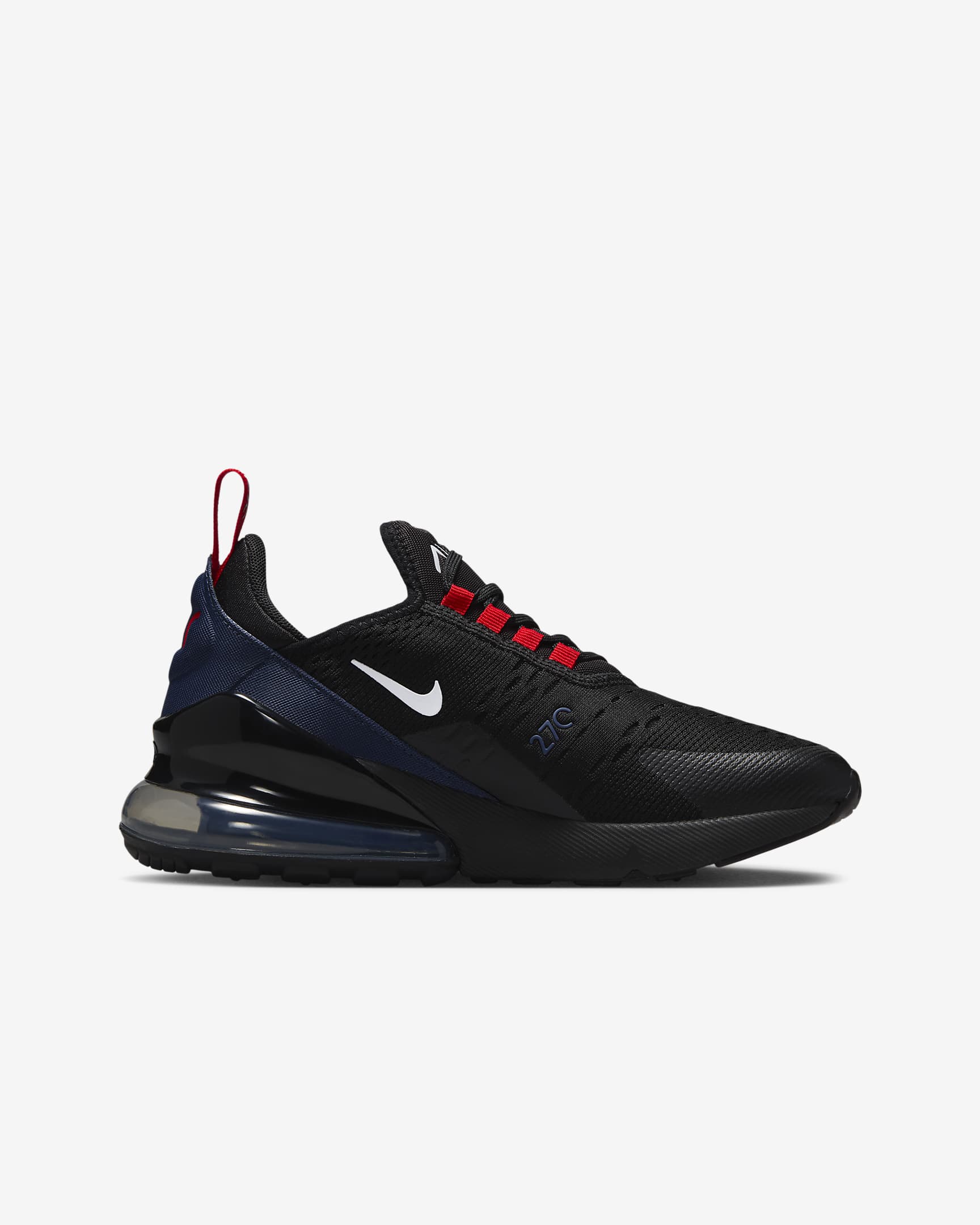 Nike Air Max 270 Older Kids' Shoes - Black/Midnight Navy/University Red/White