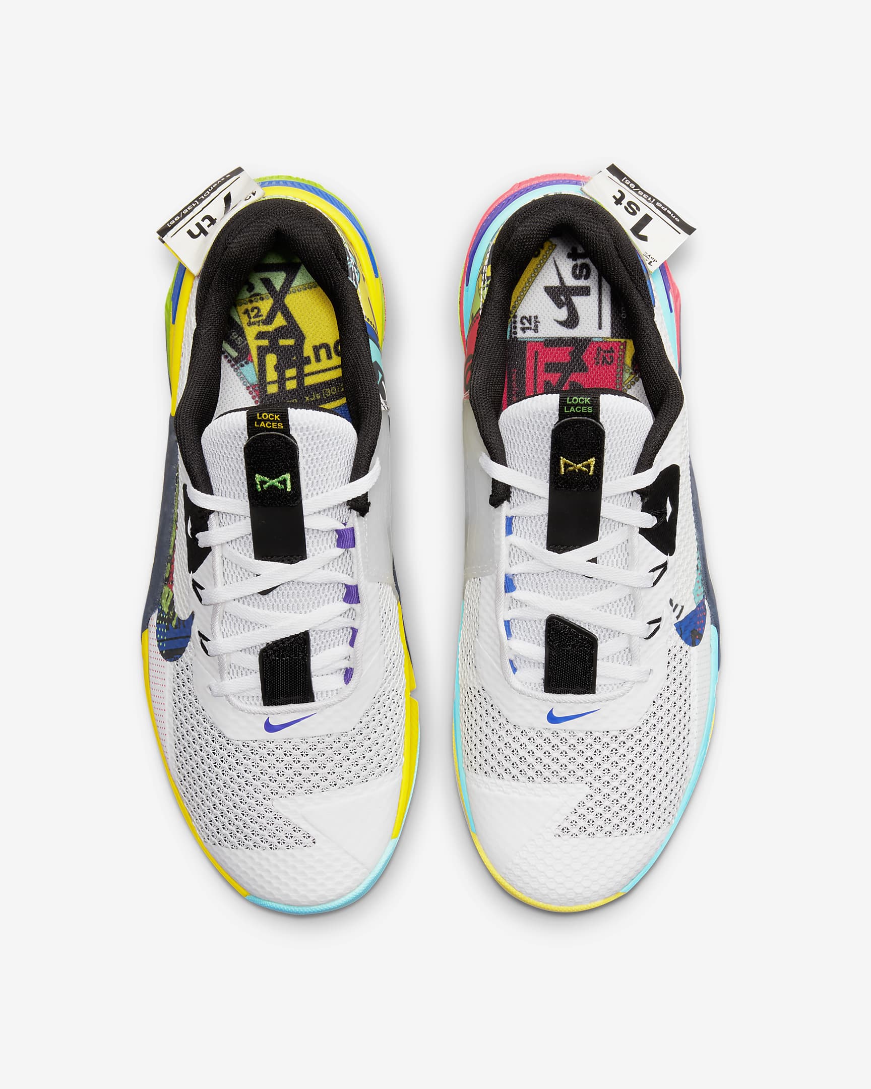 Calzado de entrenamiento Nike Metcon 7 AMP - Blanco/Negro/Amarillo strike/Multicolor