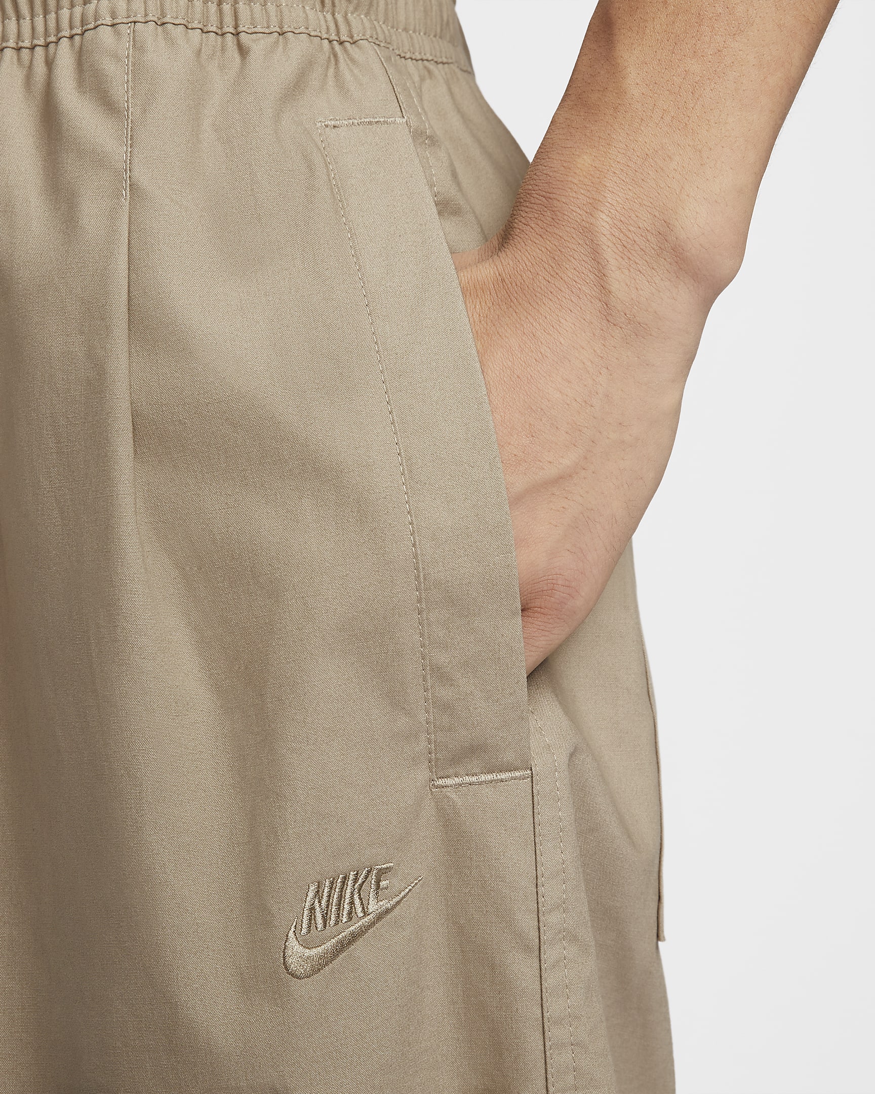 Nike Club Men's Balloon Trousers - Khaki/Khaki