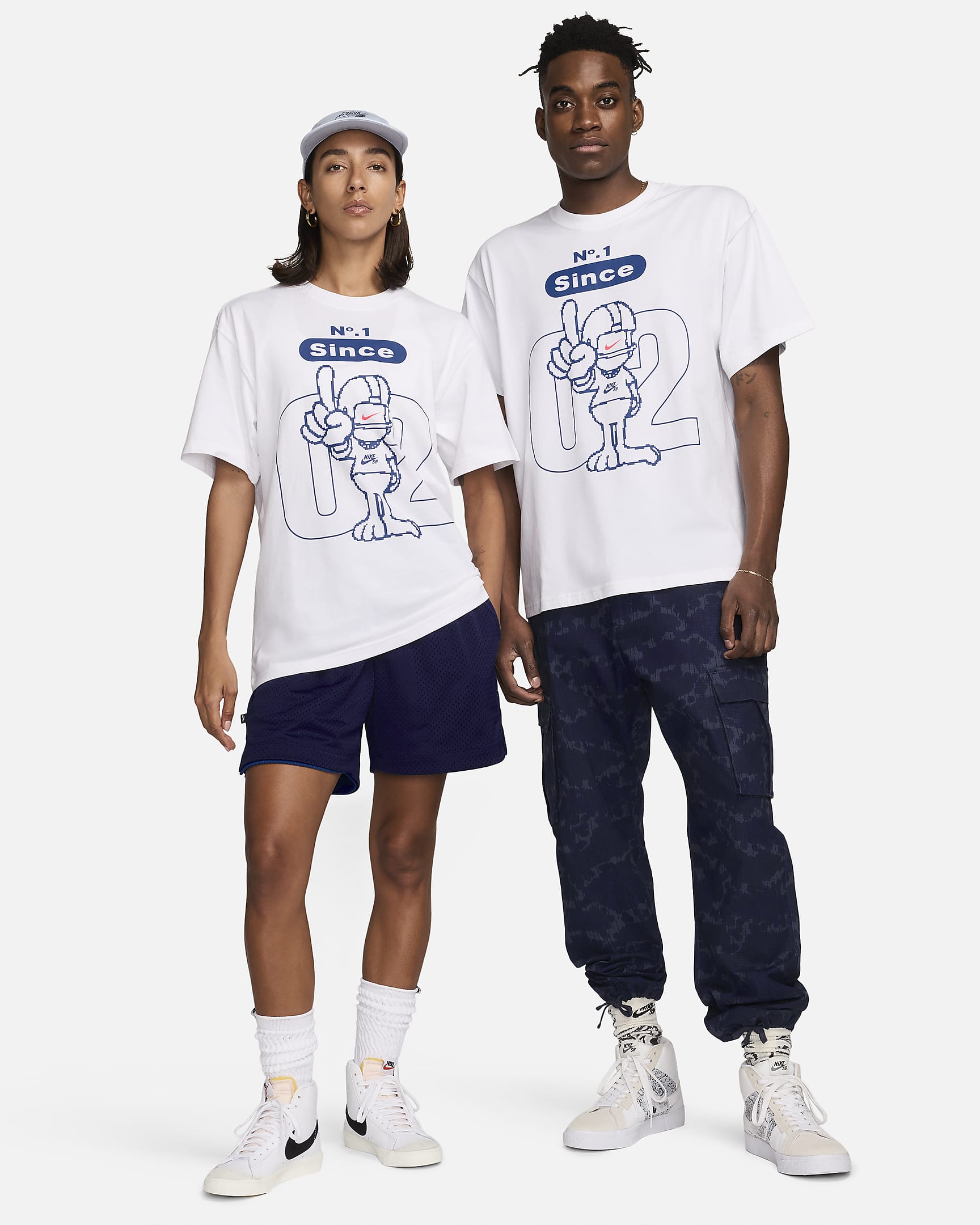 Nike SB Camiseta de skateboard - Blanco