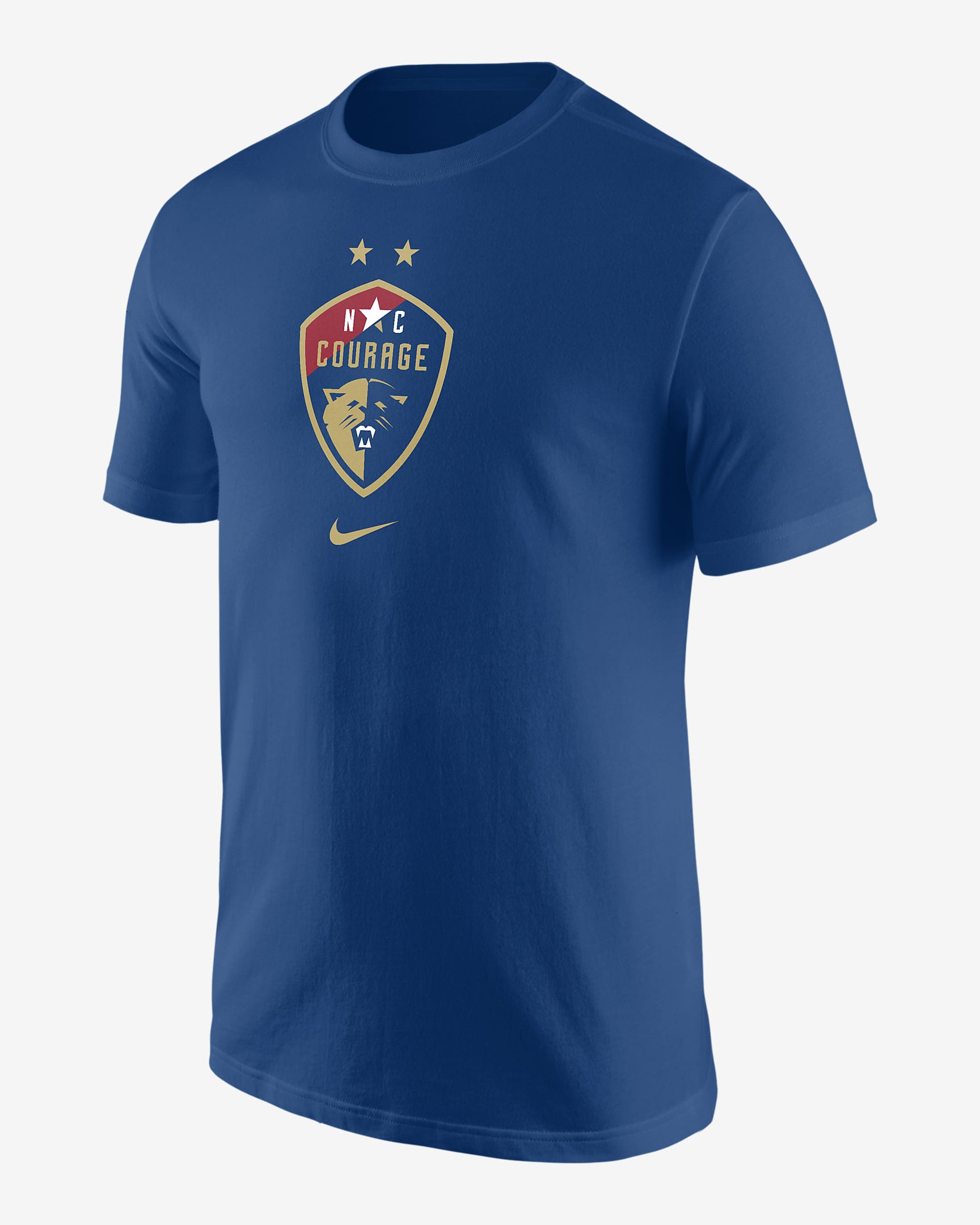 North Carolina Courage Men's Nike NWSL T-Shirt - Gym Blue