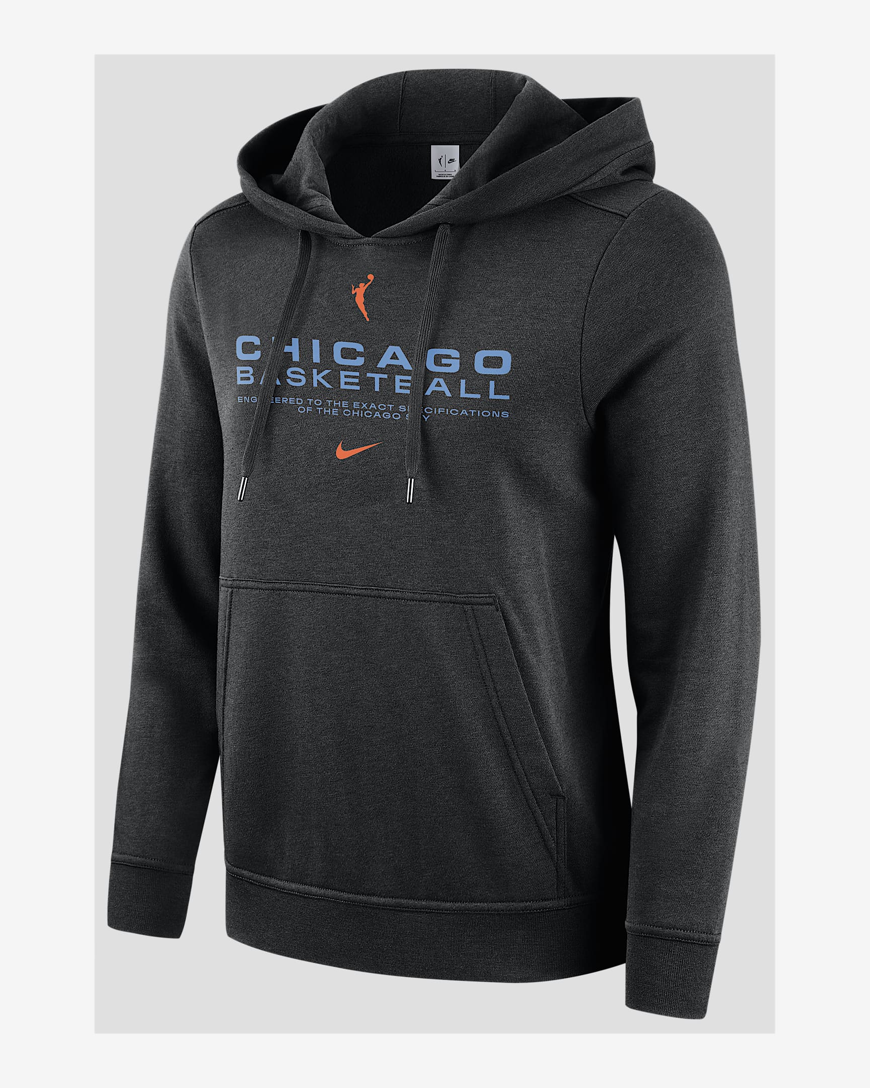 Chicago Sky Club Women's Nike WNBA Pullover Hoodie - Black