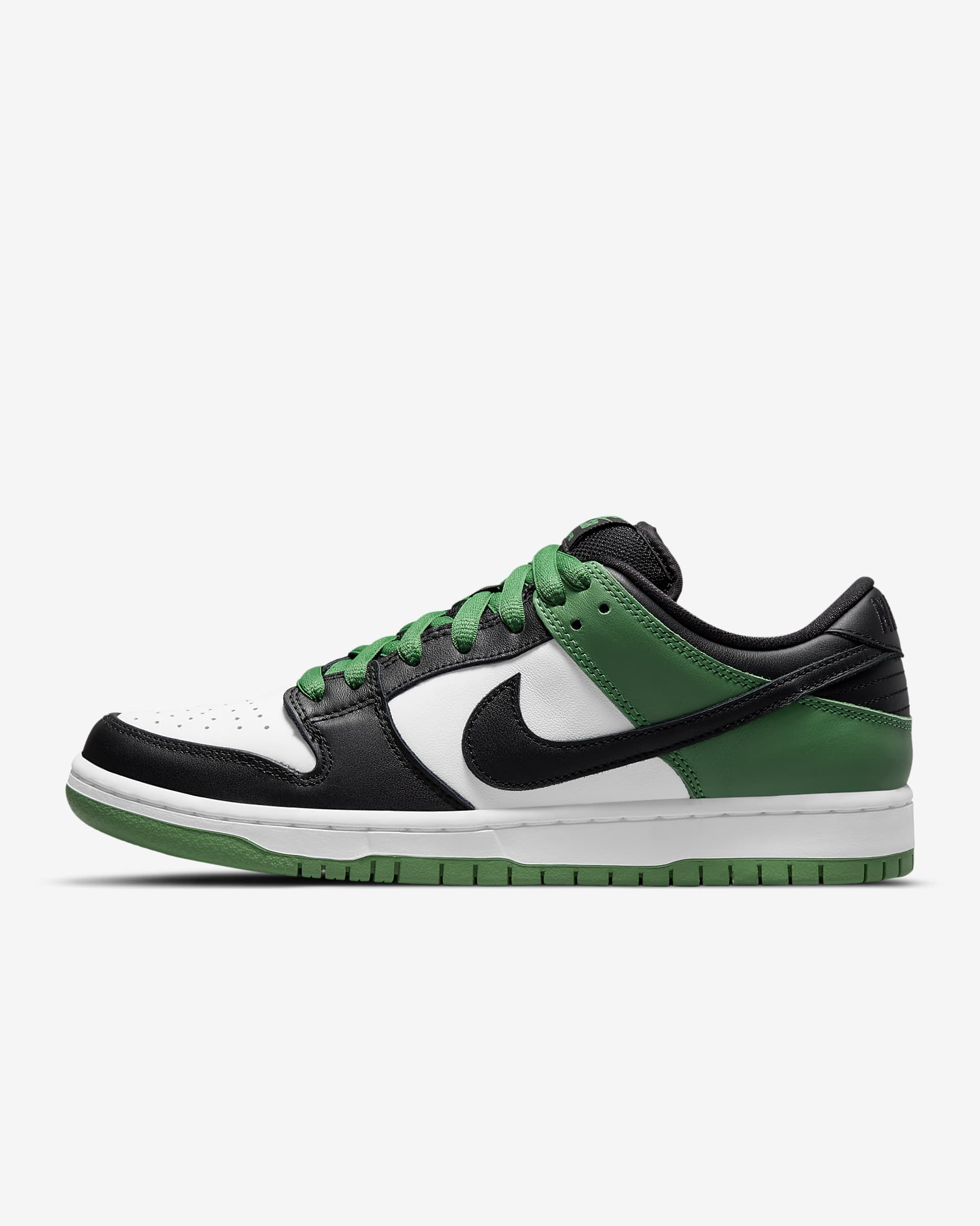 Nike SB Dunk Low Pro gördeszkás cipő - Classic Green/Fehér/Classic Green/Fekete