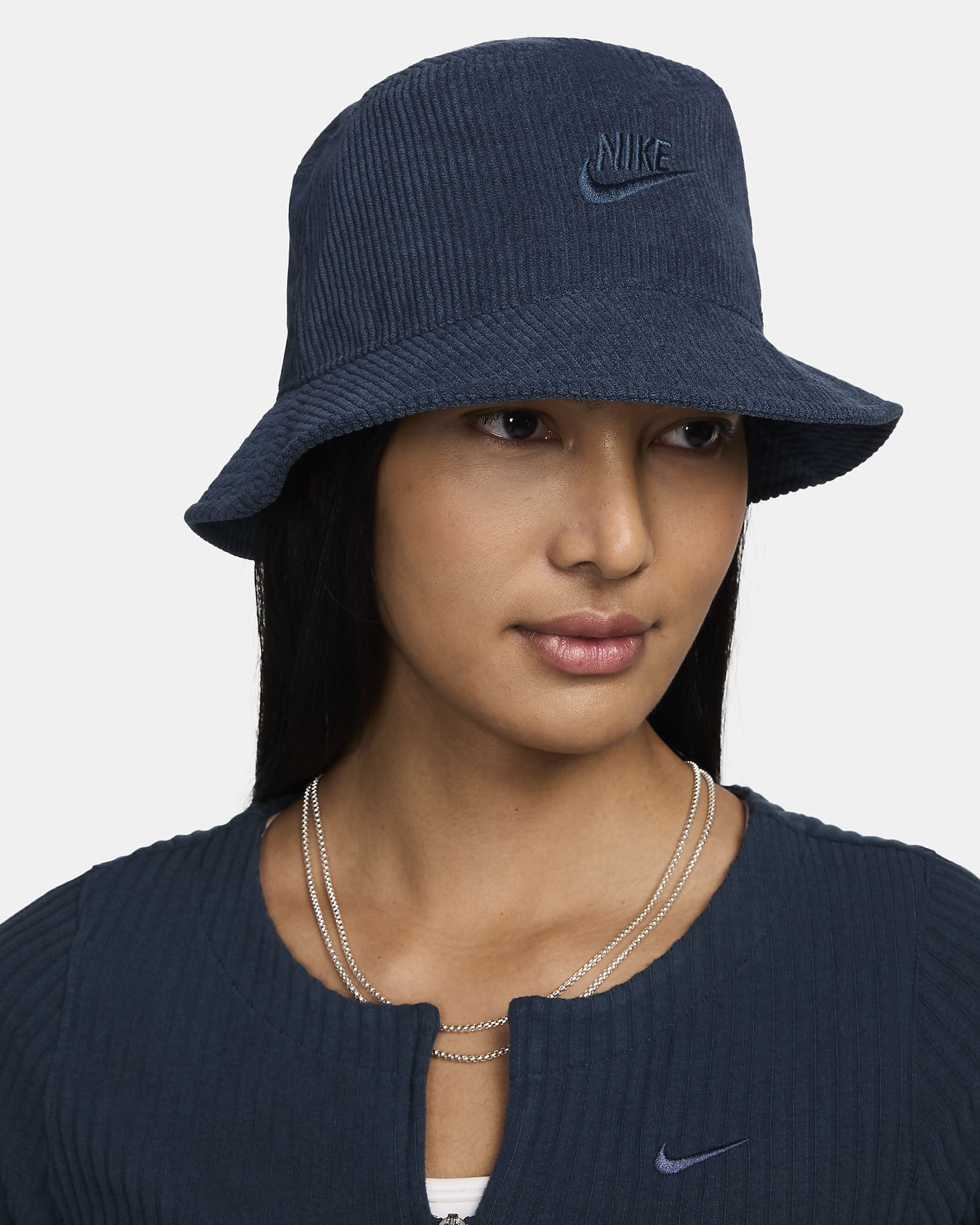 Nike Apex Corduroy Bucket Hat - Armory Navy/Armory Navy