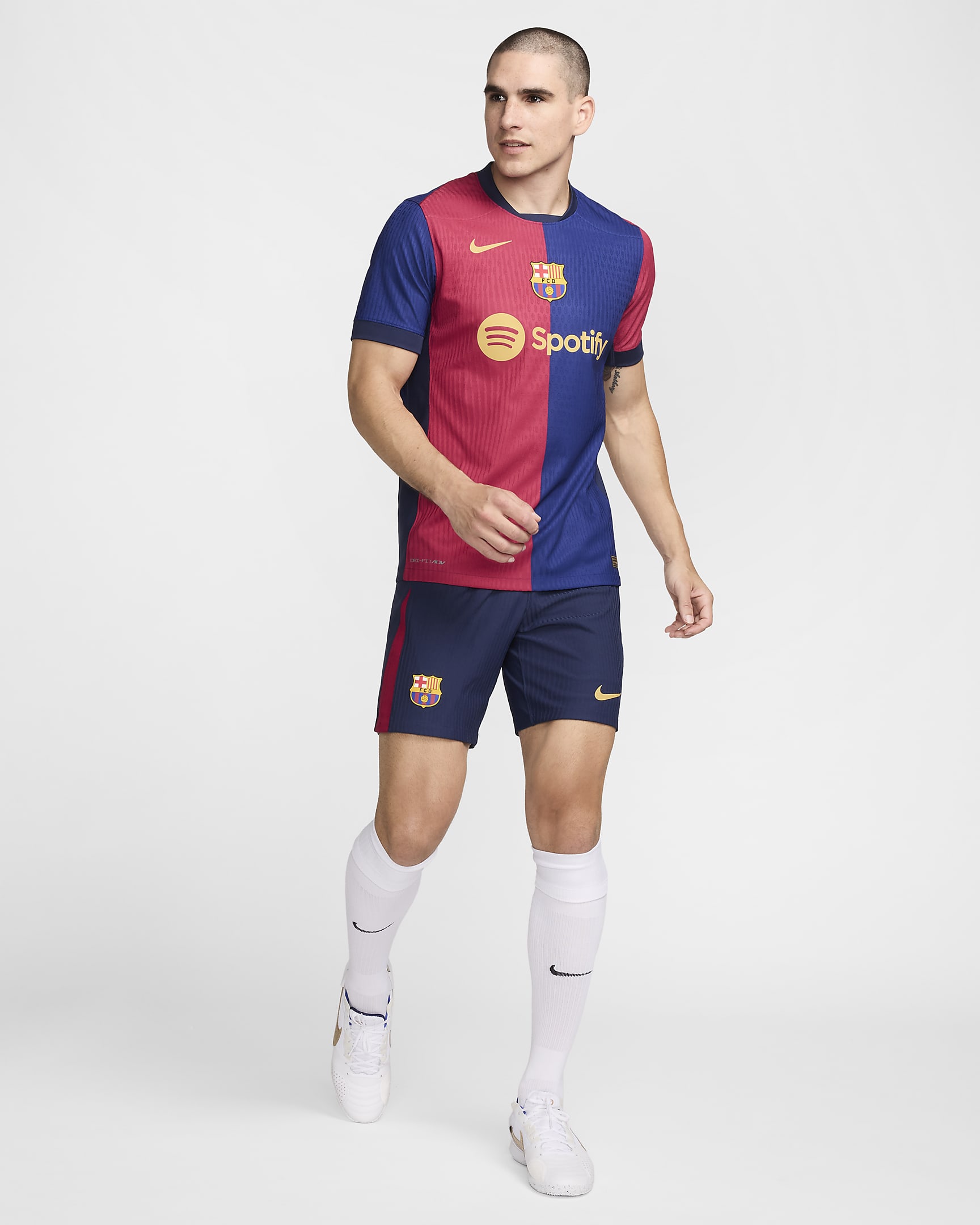 F.C. Barcelona 2024/25 Match Home Men's Nike Dri-FIT ADV Football Authentic Shirt - Deep Royal Blue/Noble Red/Midnight Navy/Club Gold