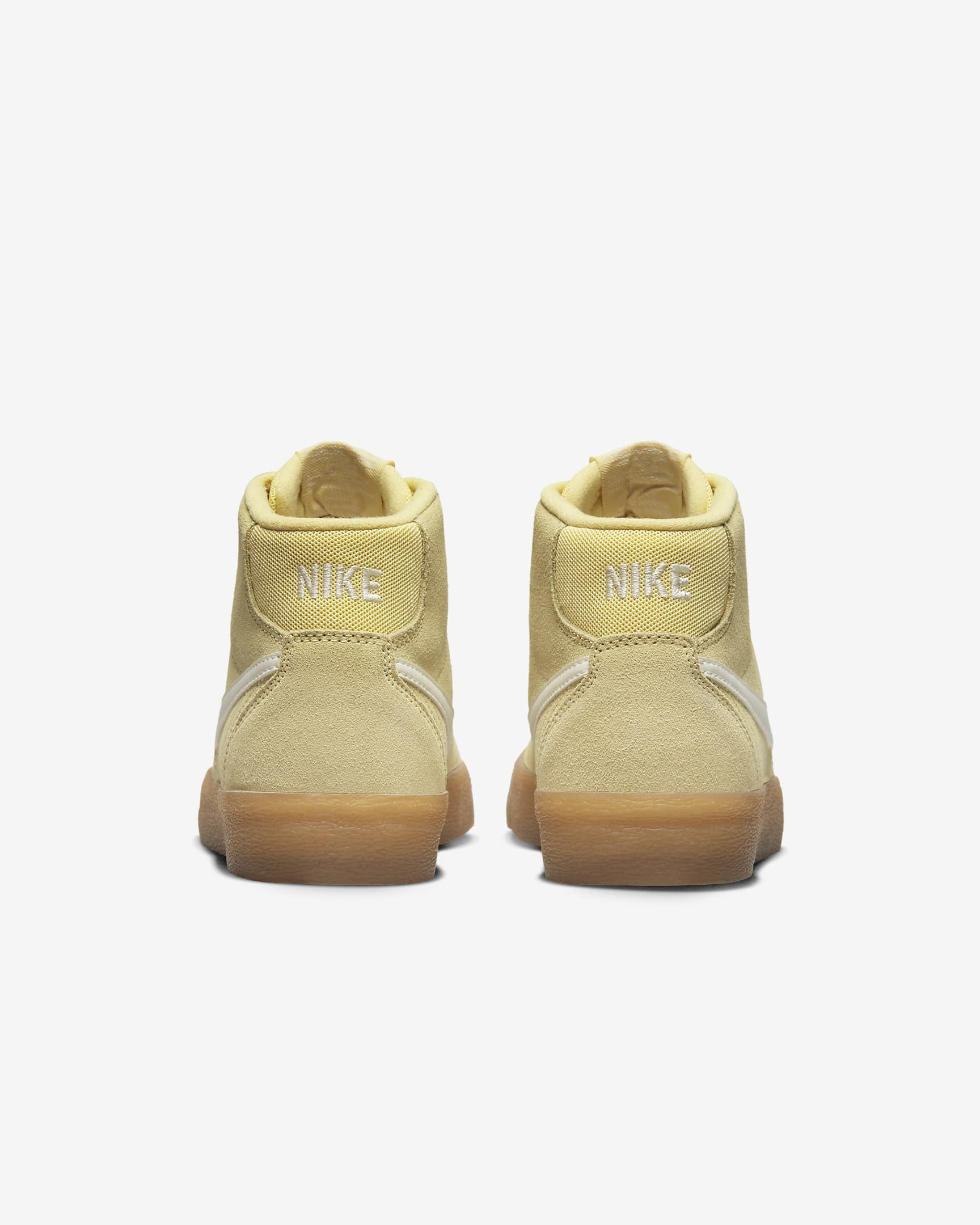 Nike SB Bruin High Sabatilles de skateboard - Lemon Wash/Lemon Wash/Gum Light Brown/Sail