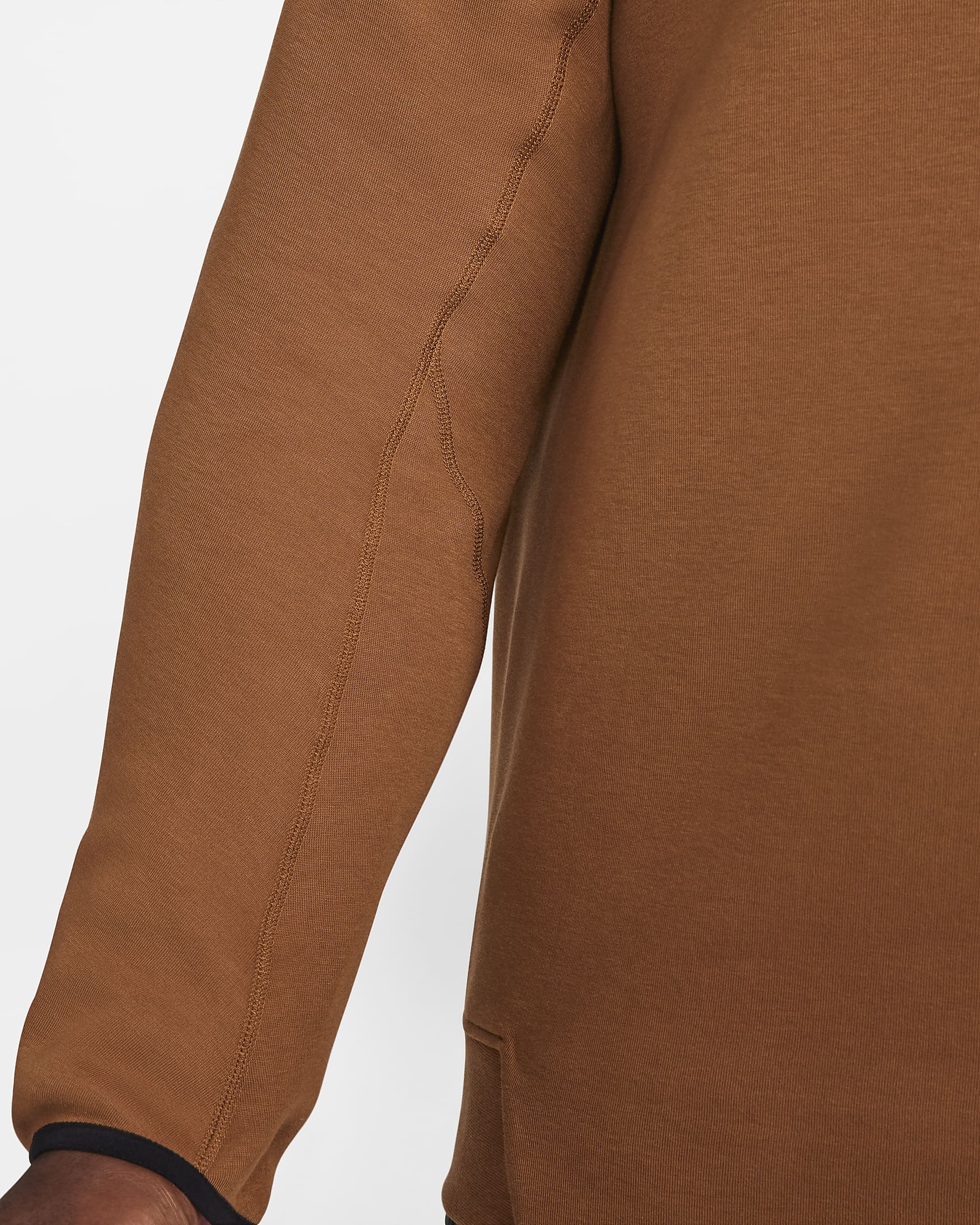 Nike Sportswear Tech Fleece Men's Crew - Light British Tan/Black