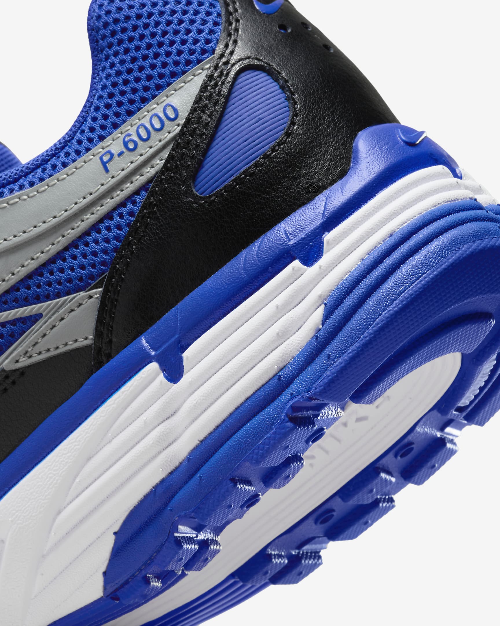 Nike P-6000 Shoes - Racer Blue/Black/Flat Silver/White