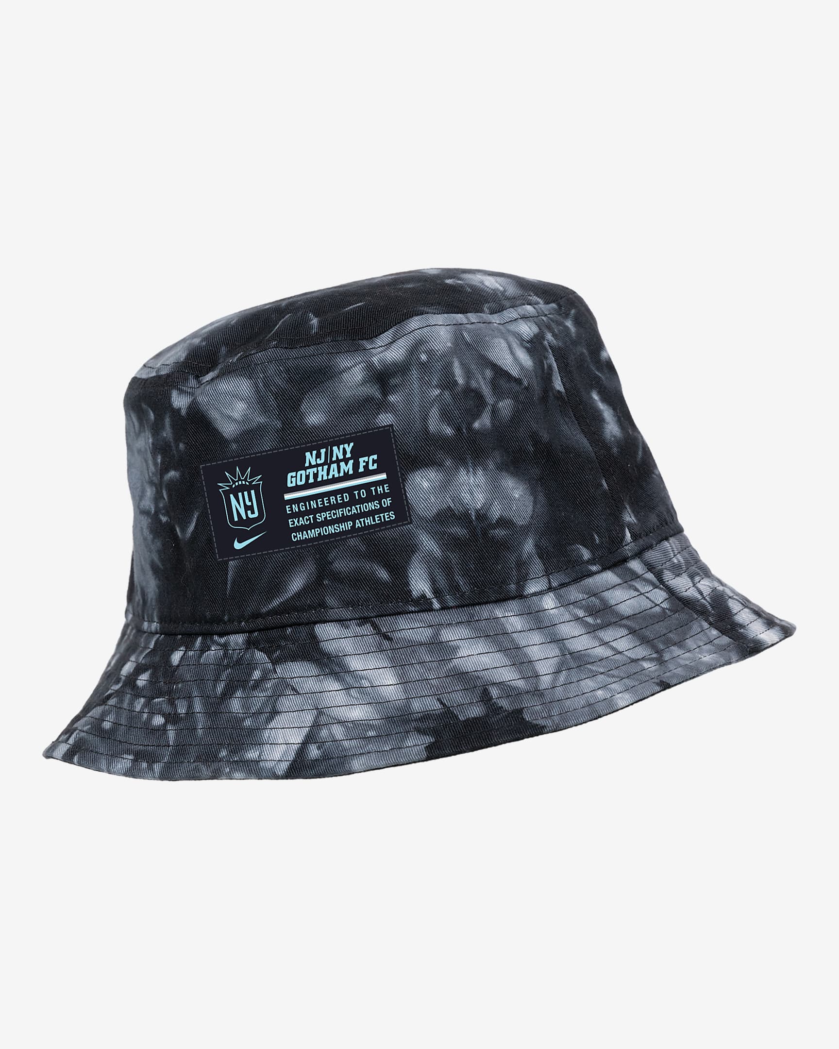 NJ/NY Gotham FC Nike NWSL Tie-Dye Bucket Hat - Black