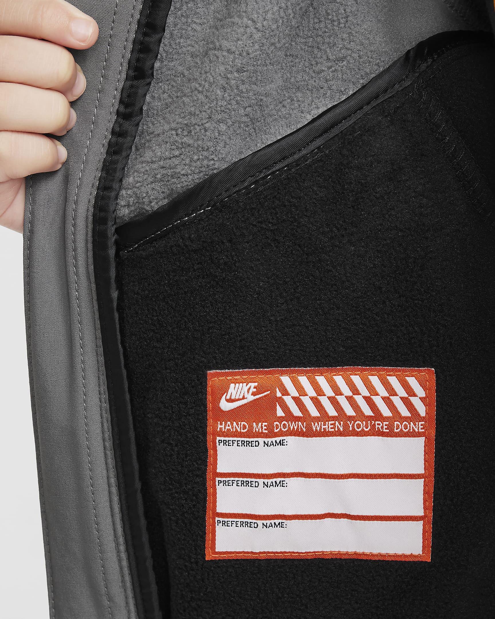 Nike Toddler Futura Softshell Jacket - Smoke Grey